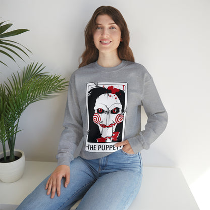 The Puppet Tarot Card Crewneck Sweatshirt