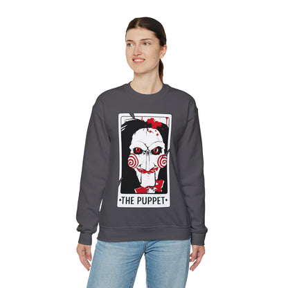 The Puppet Tarot Card Crewneck Sweatshirt