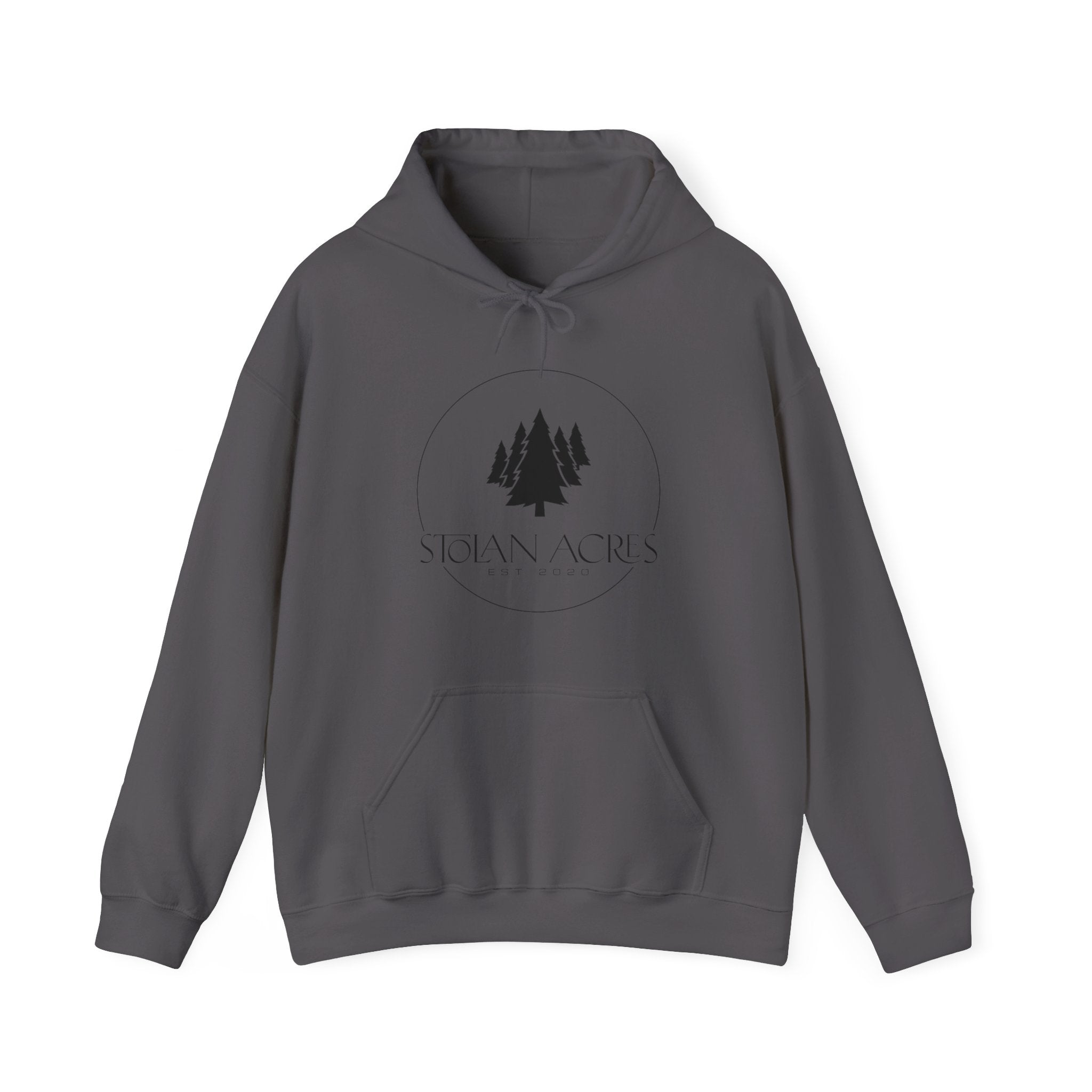 Stolan Acres | Hooded Sweatshirt (Black Logo)