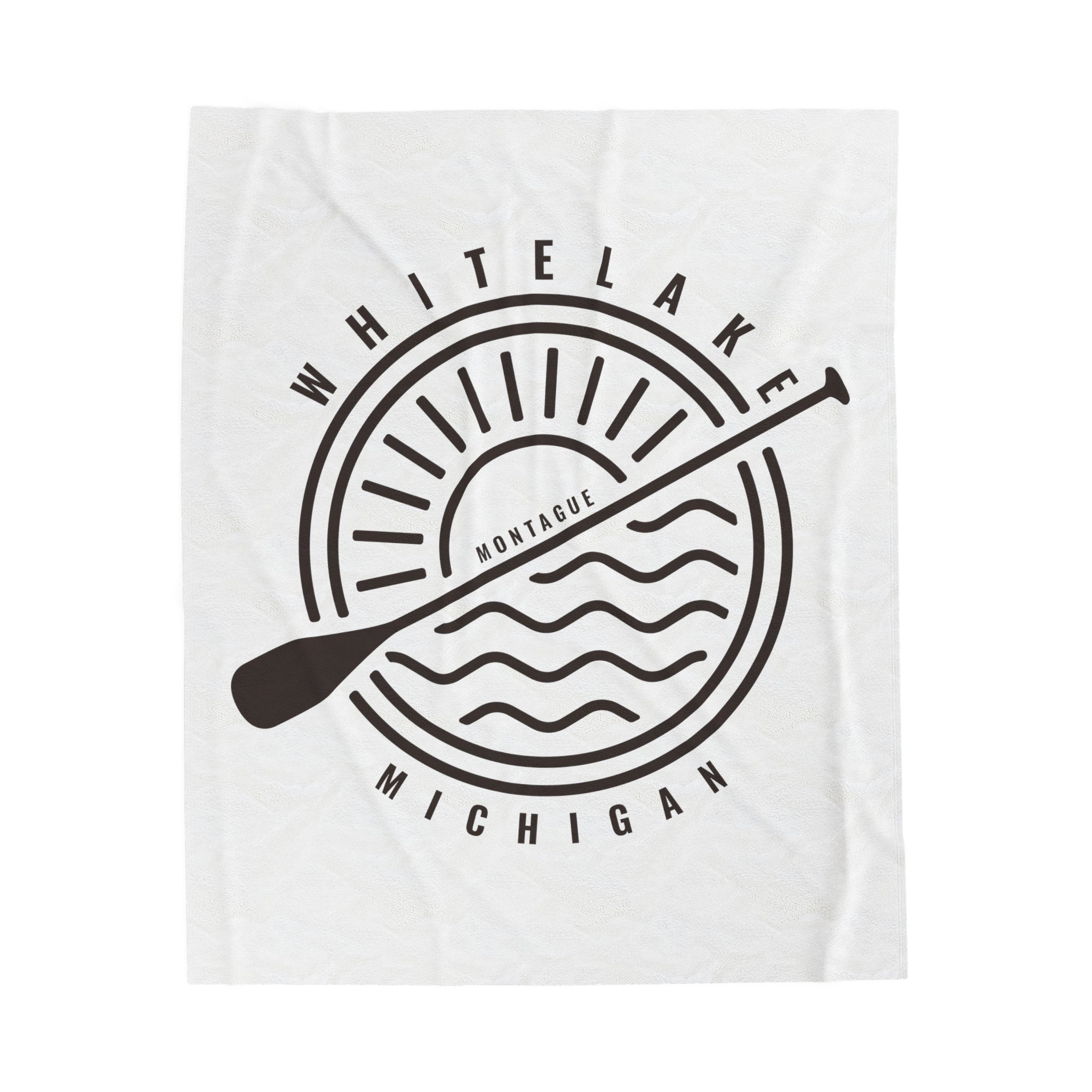 Paddle In The Sun | Velveteen Plush Blanket