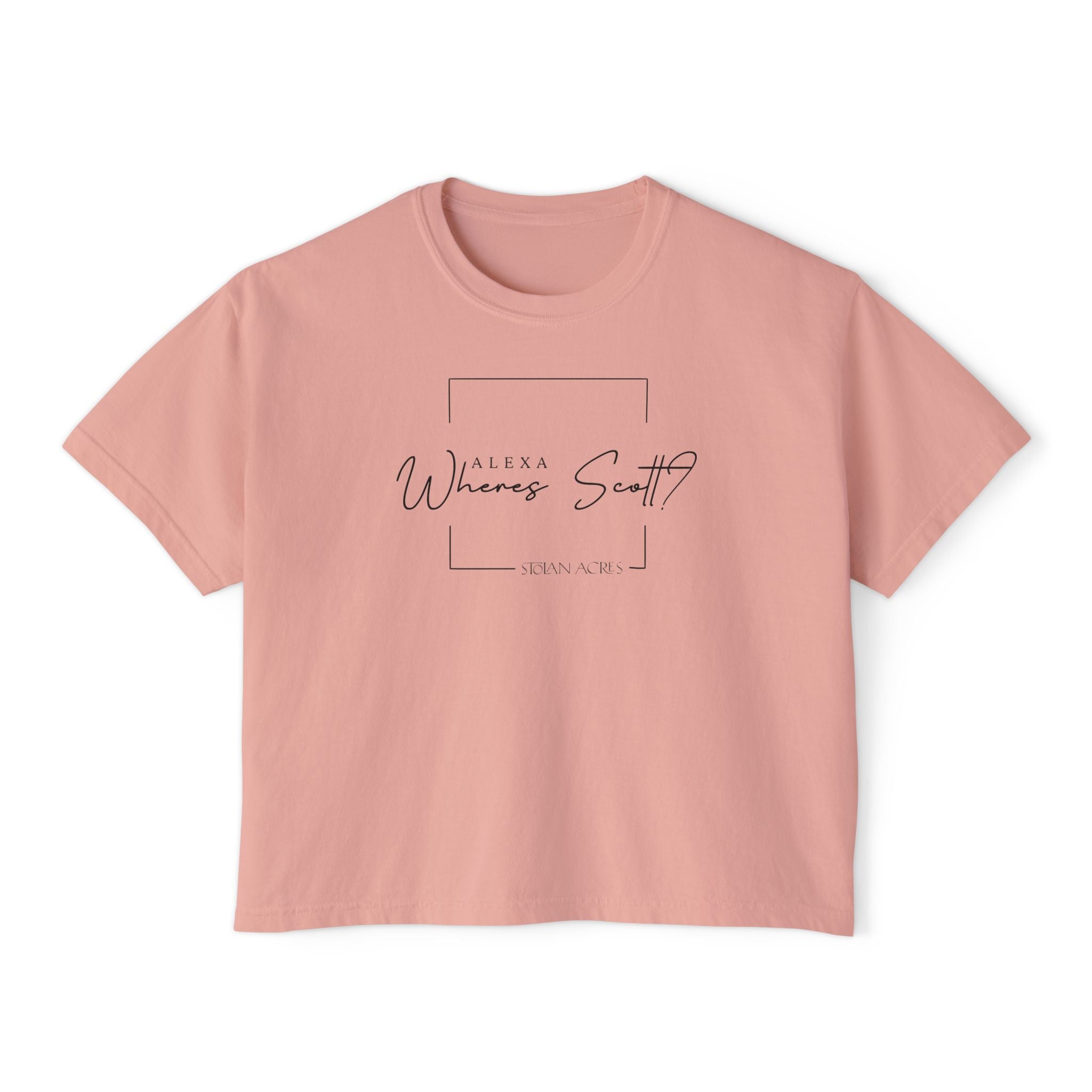 Where's Scott - Women's Boxy Crop