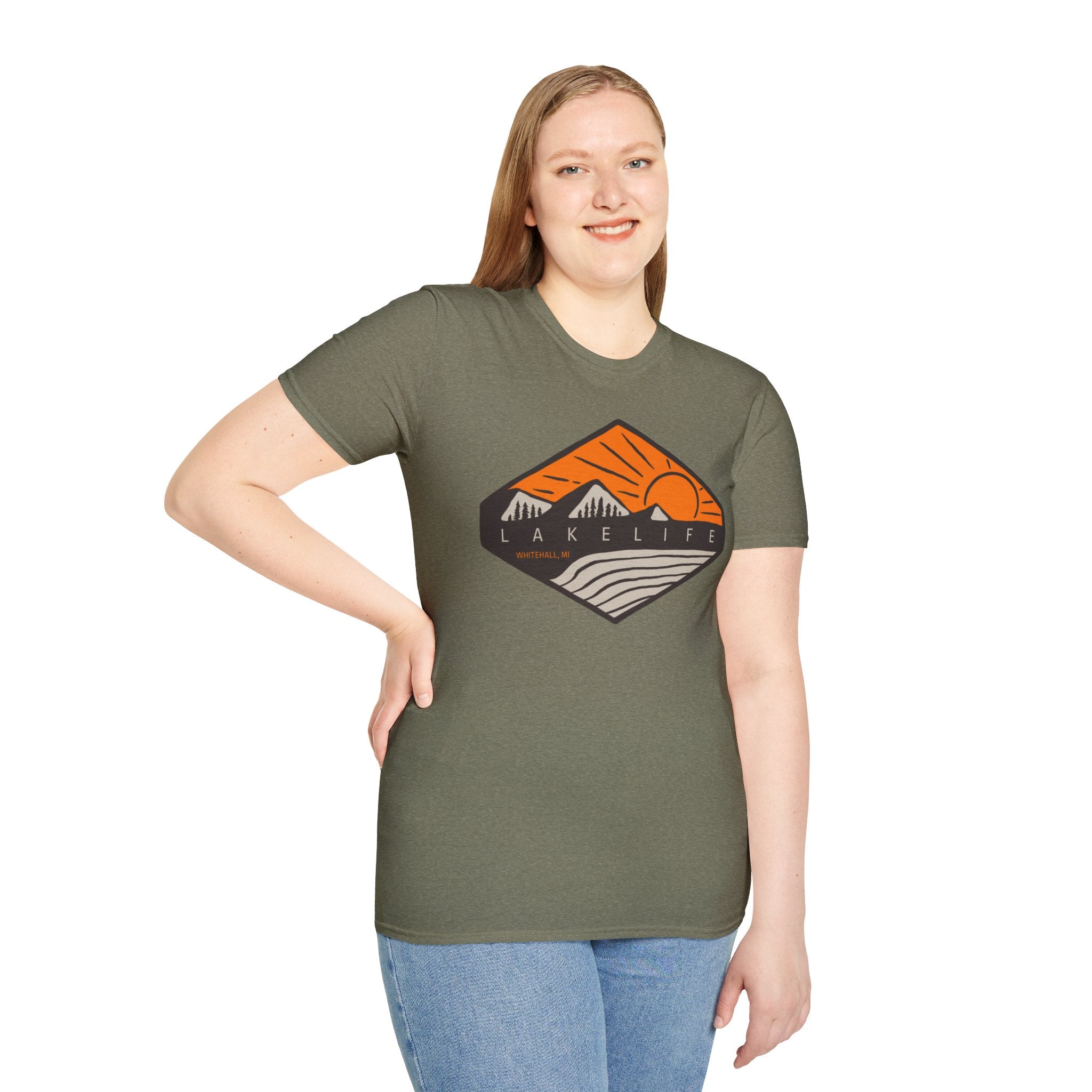 Orange Bluffs | Unisex Softstyle T-Shirt