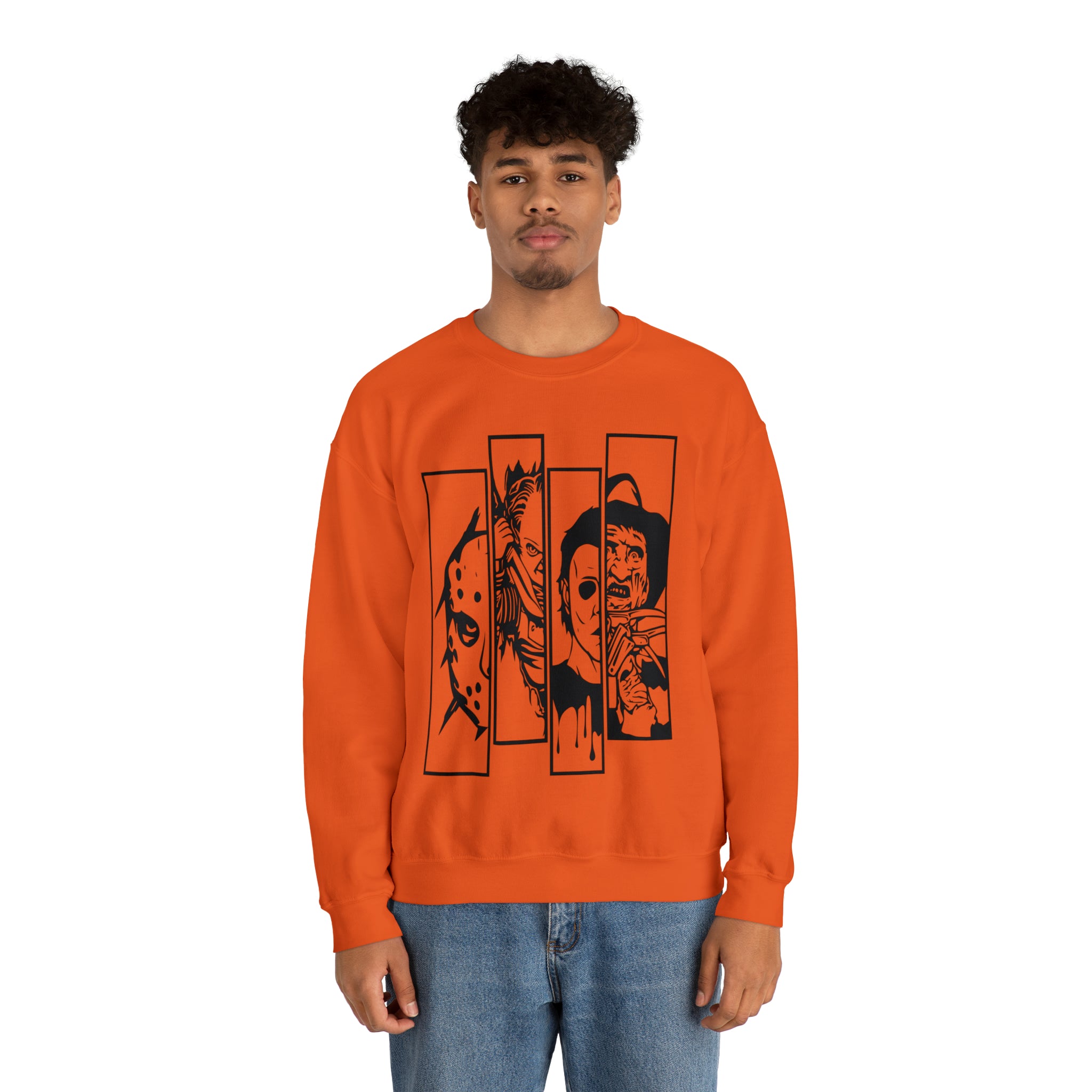 Horror Movie Friends Crewneck Sweatshirt