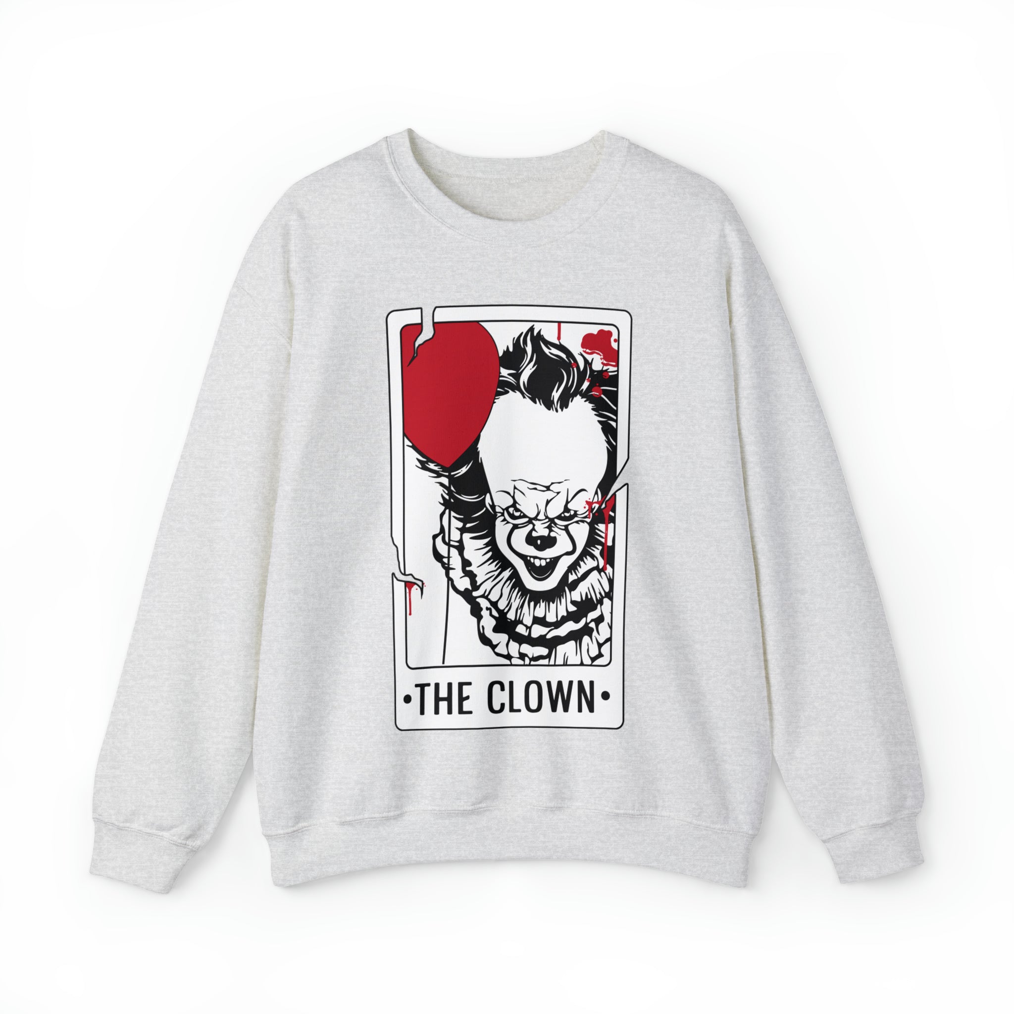 The Clown Tarot Card Crewneck Sweatshirt