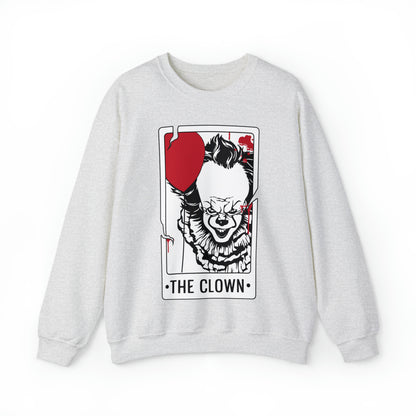 The Clown Tarot Card Crewneck Sweatshirt