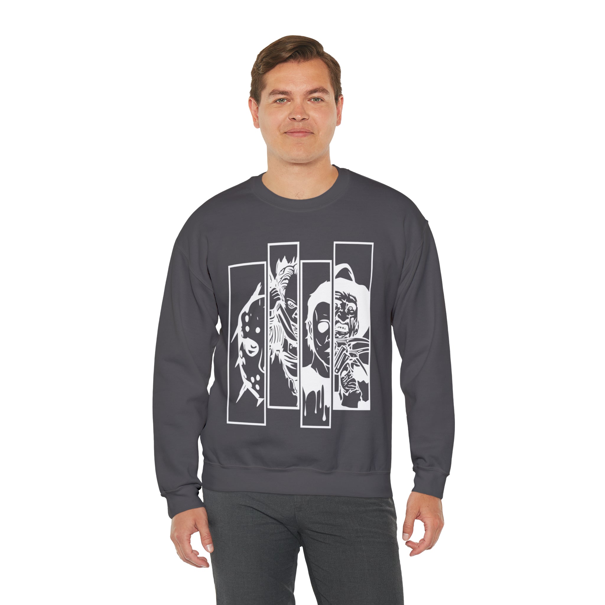Horror Movie Friends Crewneck Sweatshirt