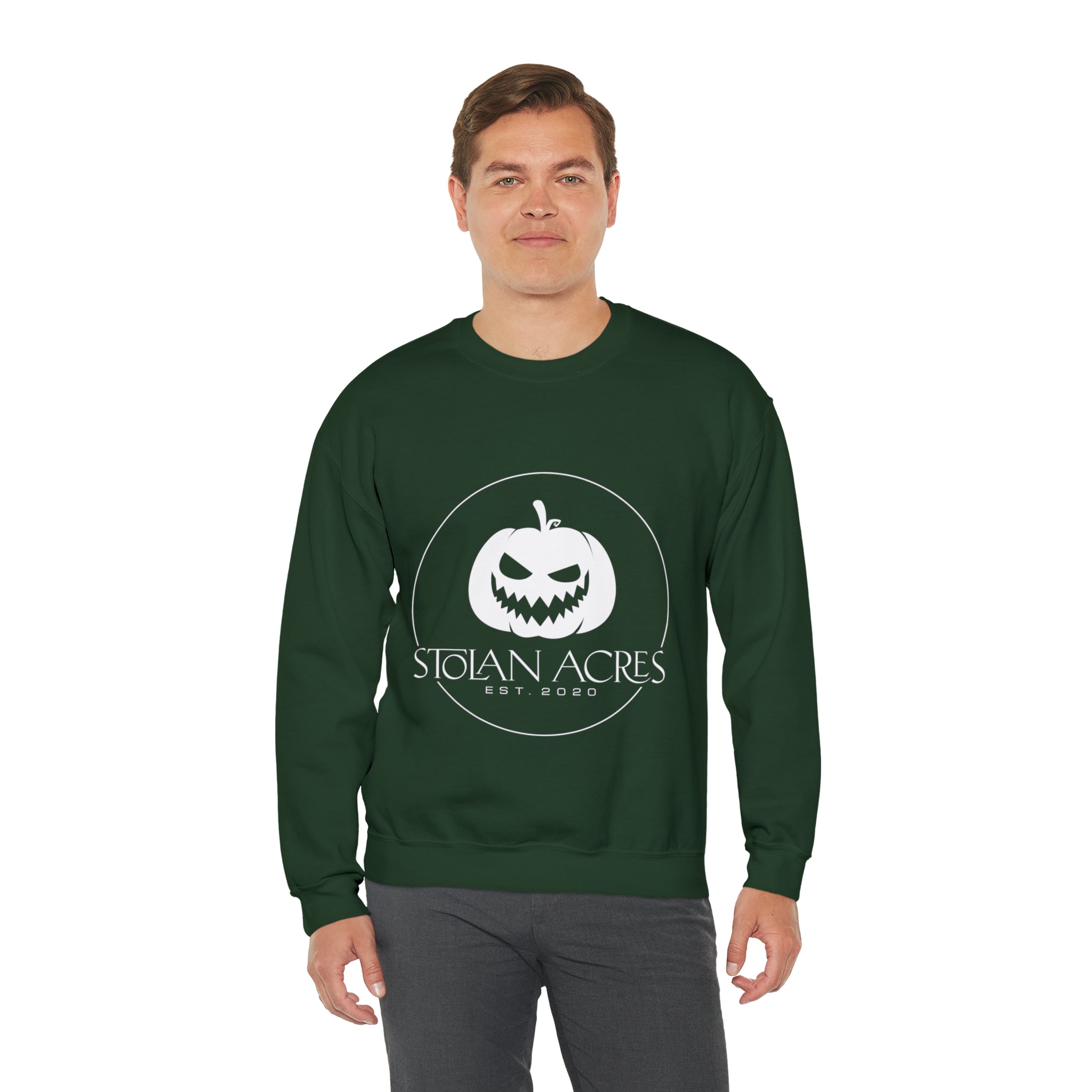 Stolan Acres Jack-O-Lantern Crewneck Sweatshirt