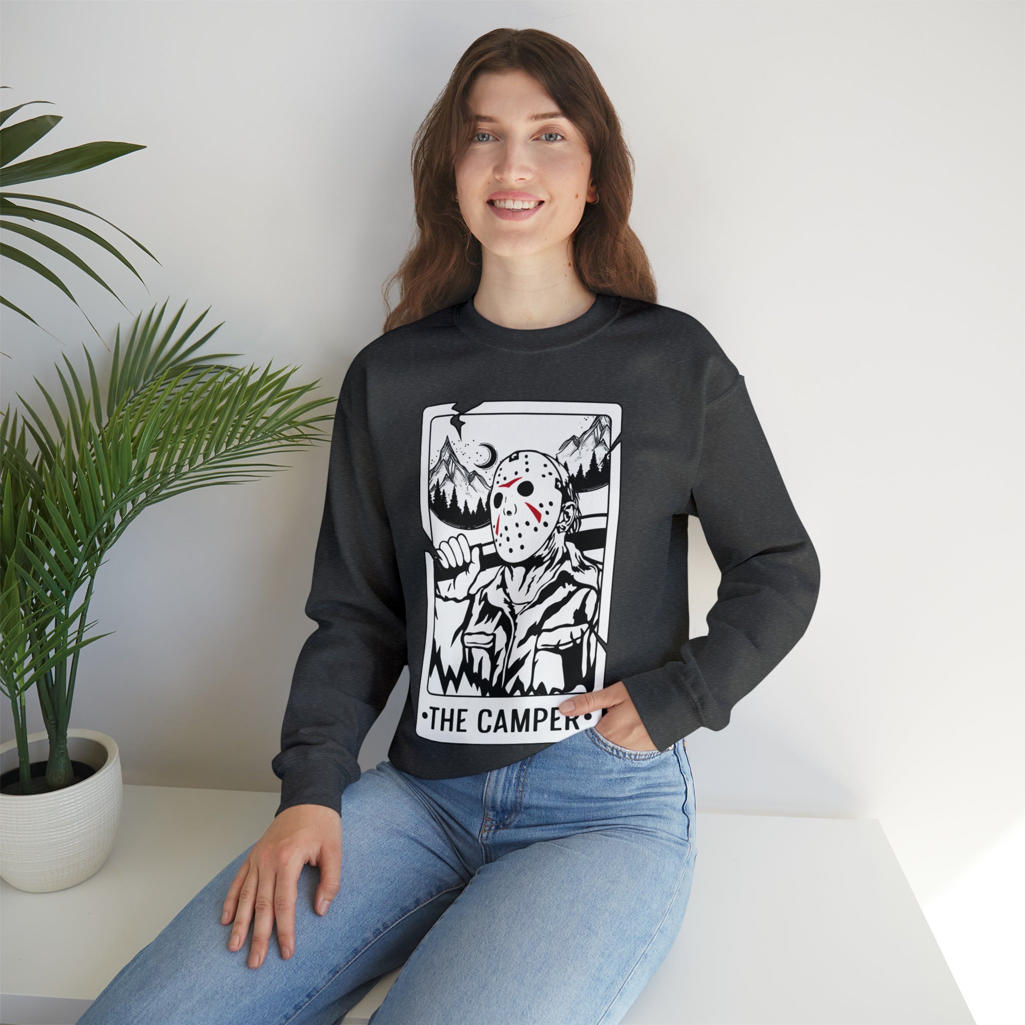 The Camper Tarot Card Crewneck Sweatshirt