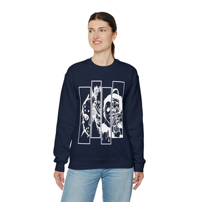 Horror Movie Friends Crewneck Sweatshirt