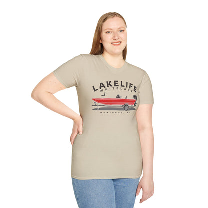 White Lake Fishing | Unisex Softstyle T-Shirt