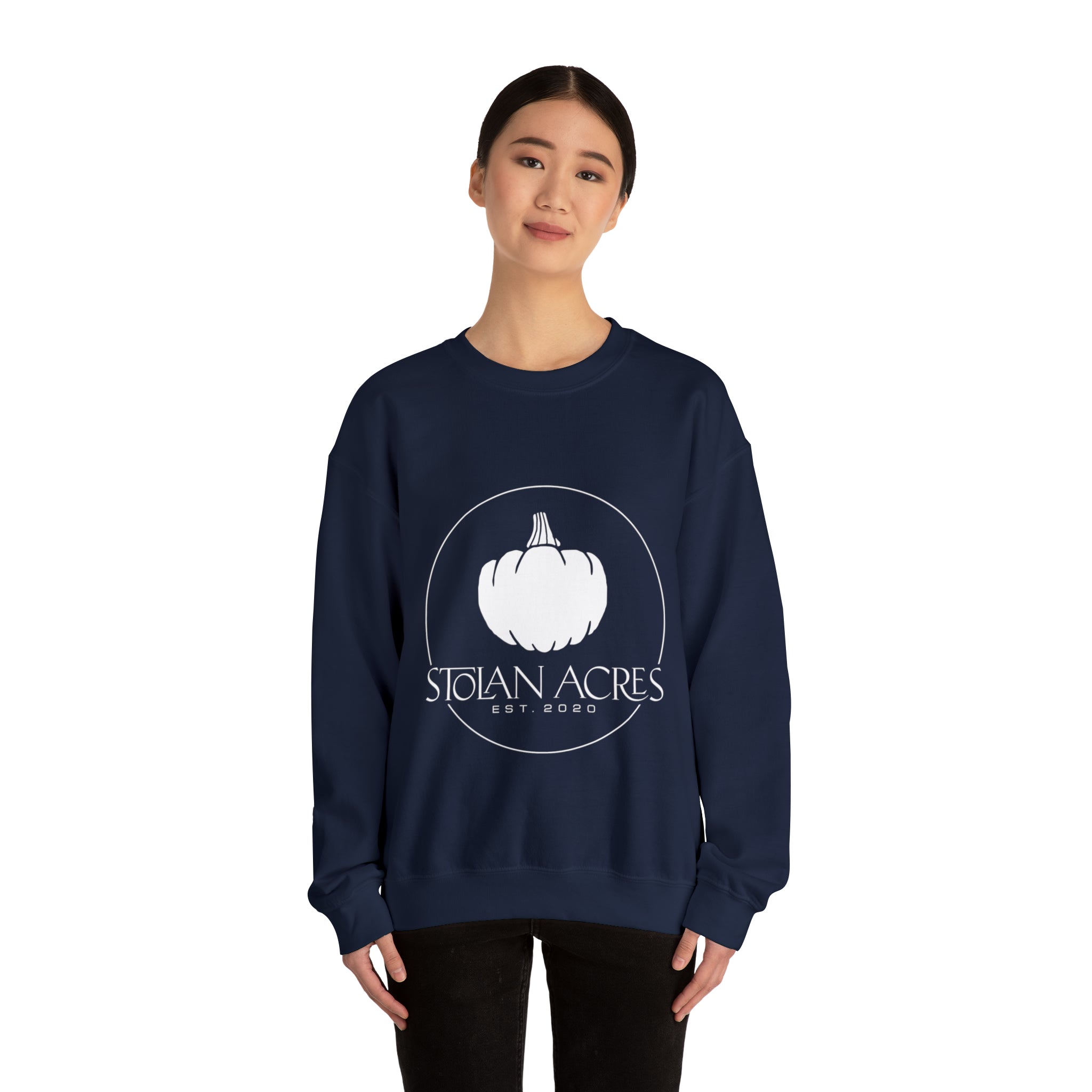Stolan Acres Pumpkin Crewneck Sweatshirt
