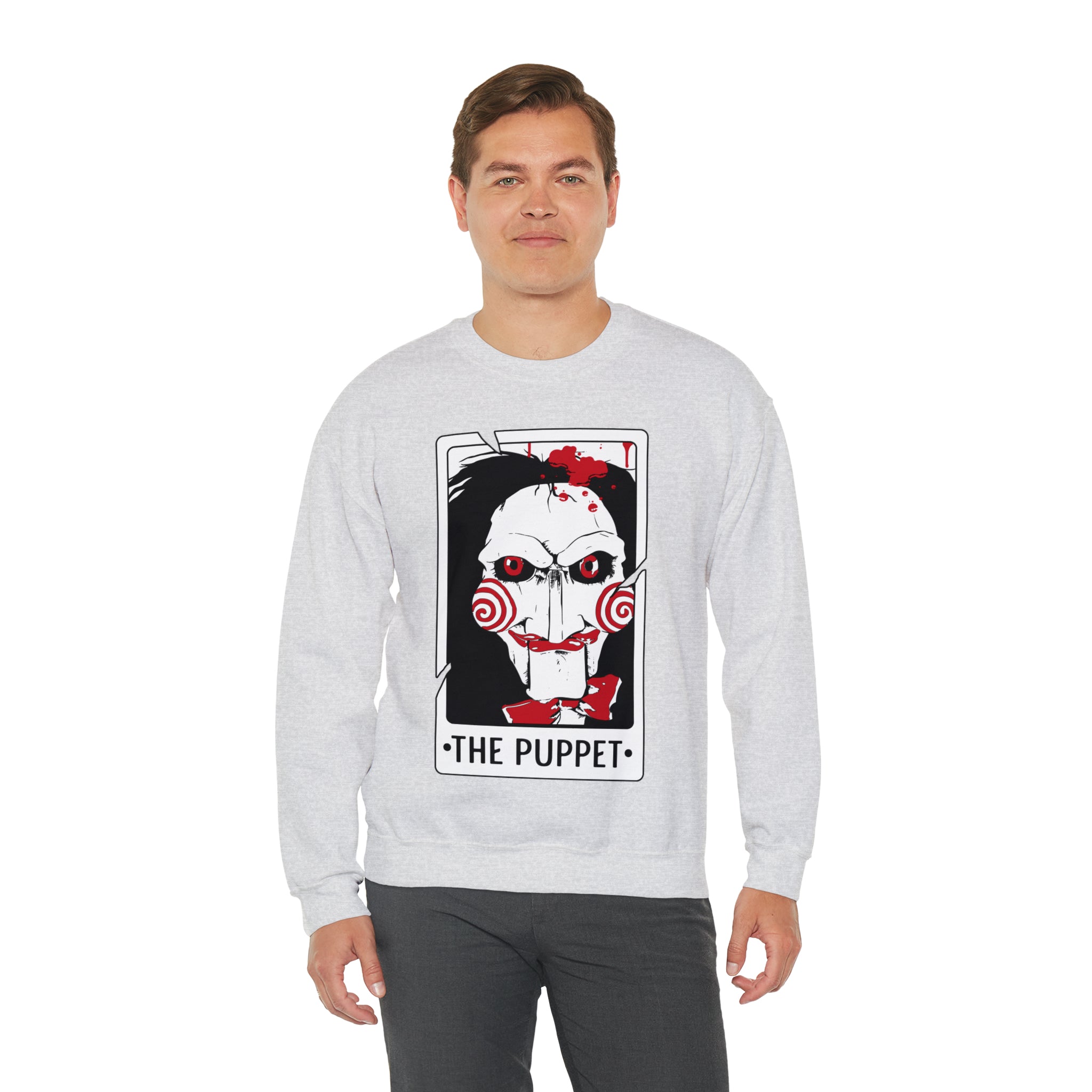 The Puppet Tarot Card Crewneck Sweatshirt
