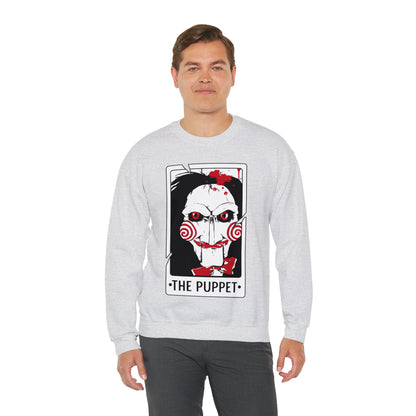The Puppet Tarot Card Crewneck Sweatshirt