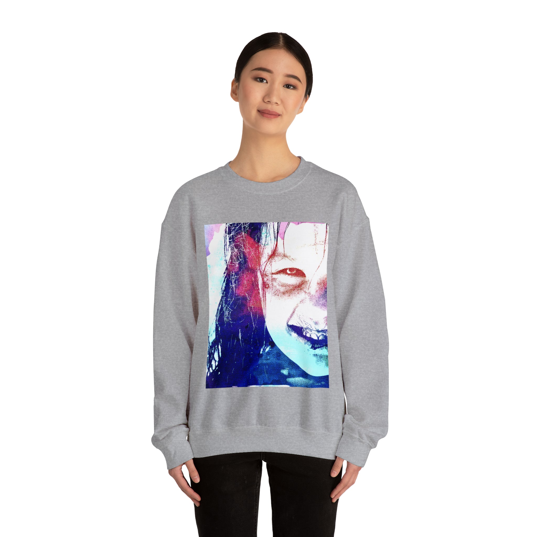 Exorcist Crewneck Sweatshirt (Pink and Navy Variant)