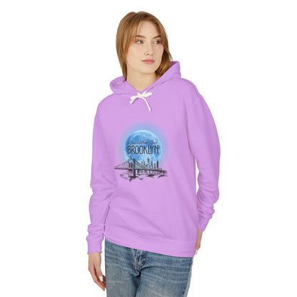 Blue Moon Over Brooklyn | Unisex Lightweight Hoodie