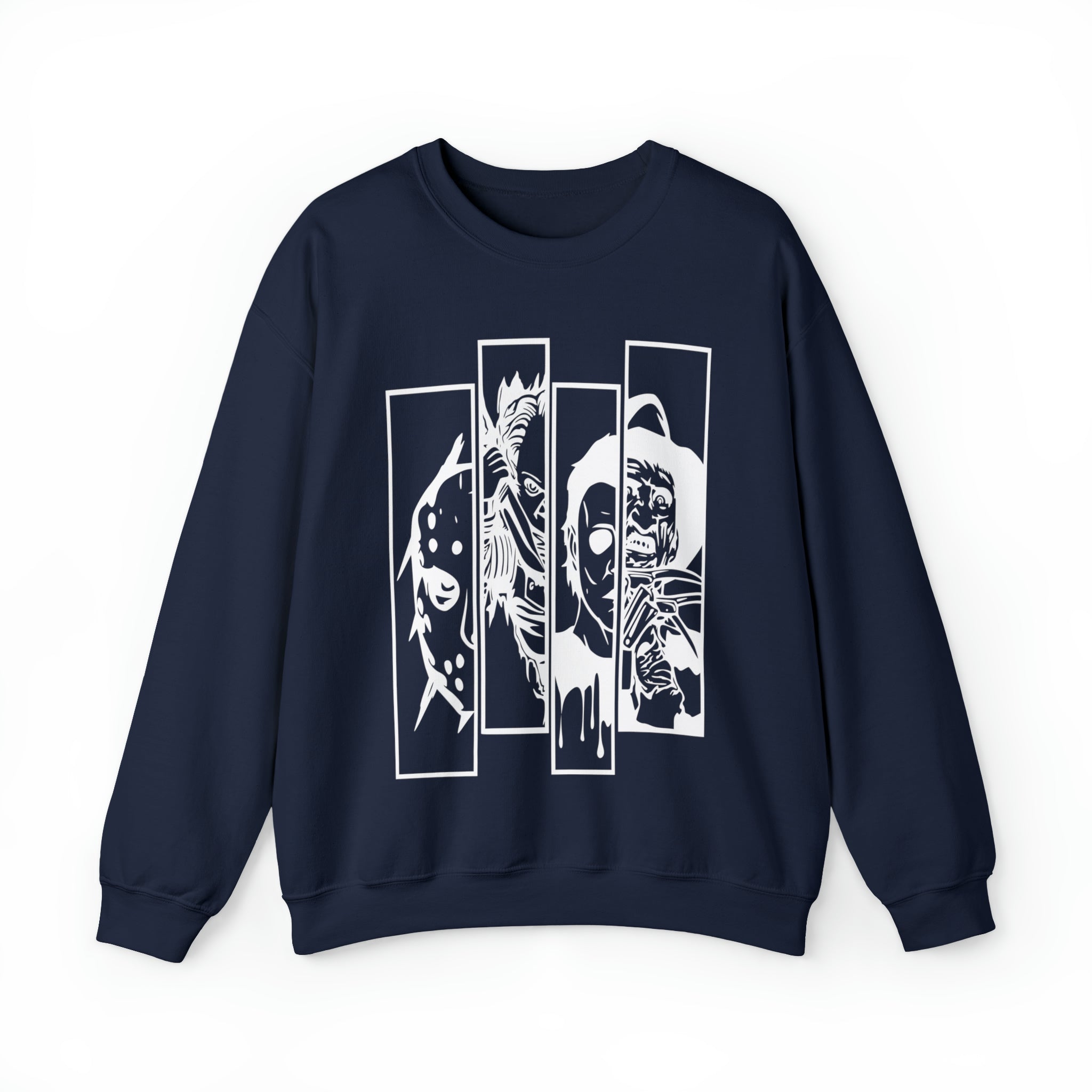 Horror Movie Friends Crewneck Sweatshirt