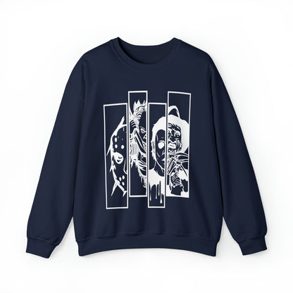 Horror Movie Friends Crewneck Sweatshirt