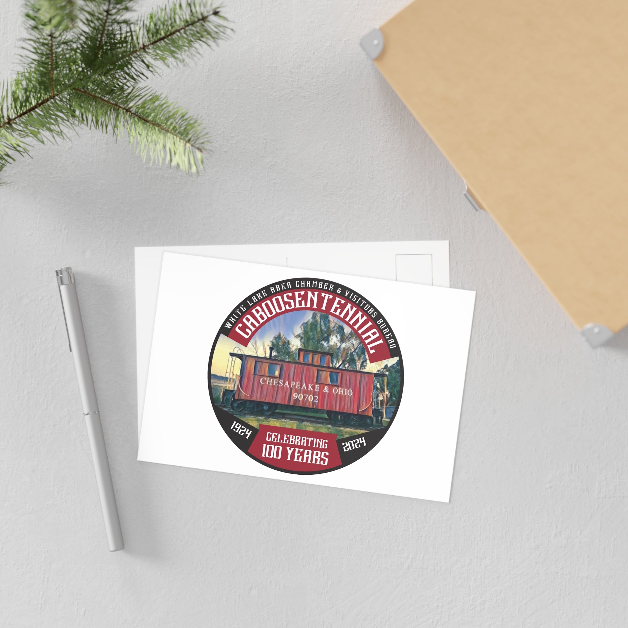 White Lake | Caboosentennial Postcard