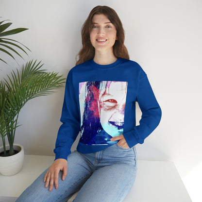 Exorcist Crewneck Sweatshirt (Pink and Navy Variant)