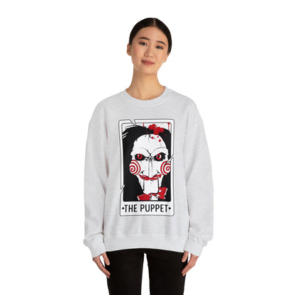 The Puppet Tarot Card Crewneck Sweatshirt