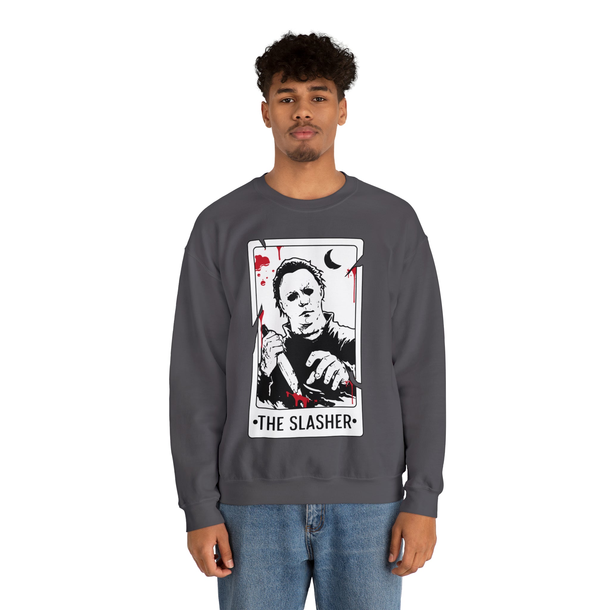 The Slasher Tarot Card Crewneck Sweatshirt