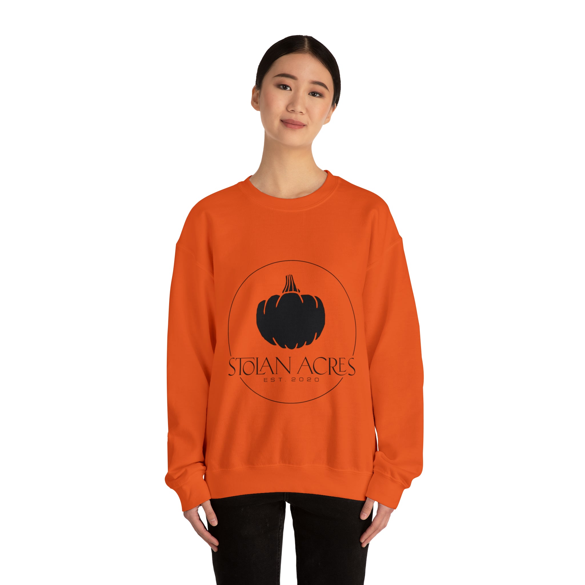 Stolan Acres Pumpkin Crewneck Sweatshirt
