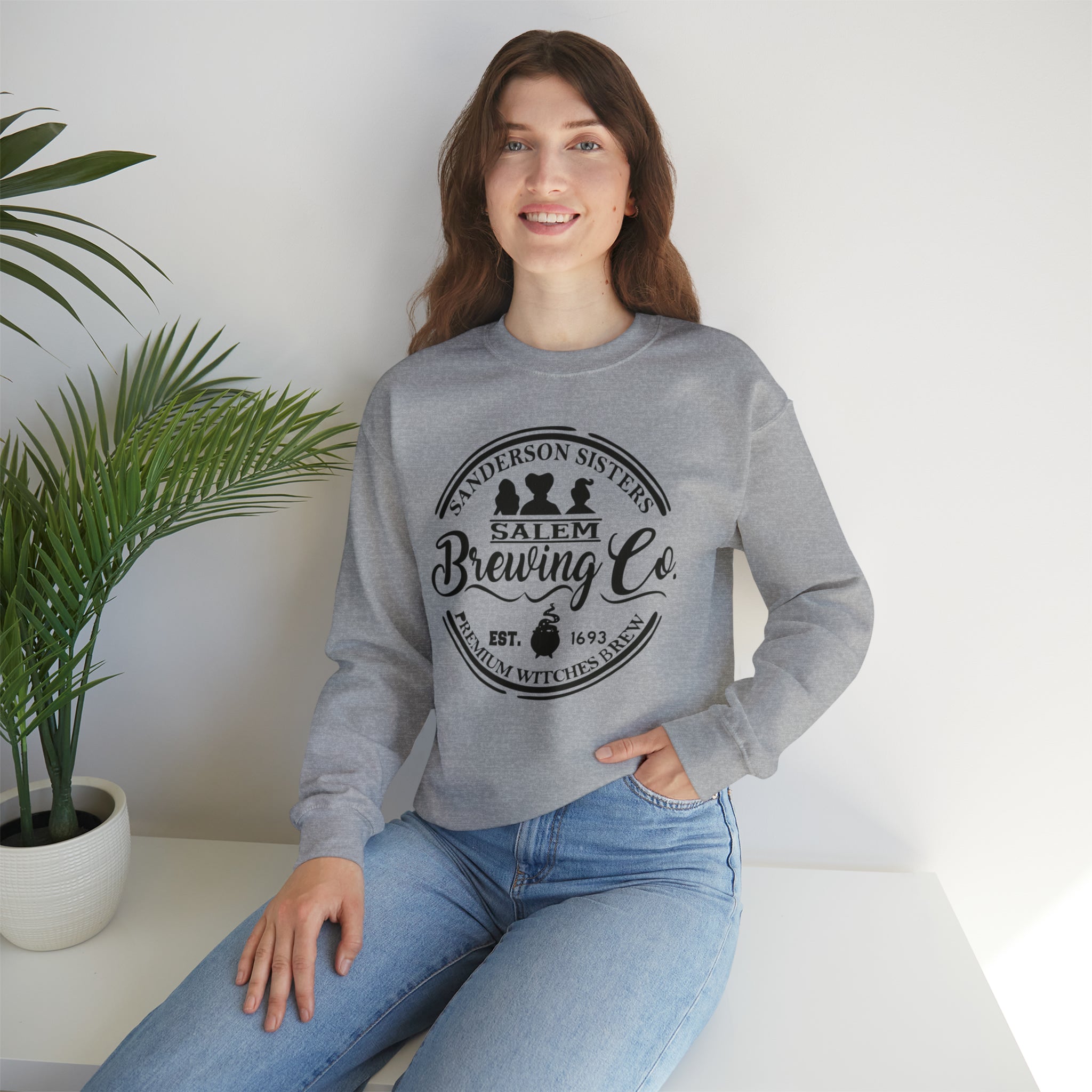 Sanderson Sisters Salem Brewing Co. Crewneck Sweatshirt