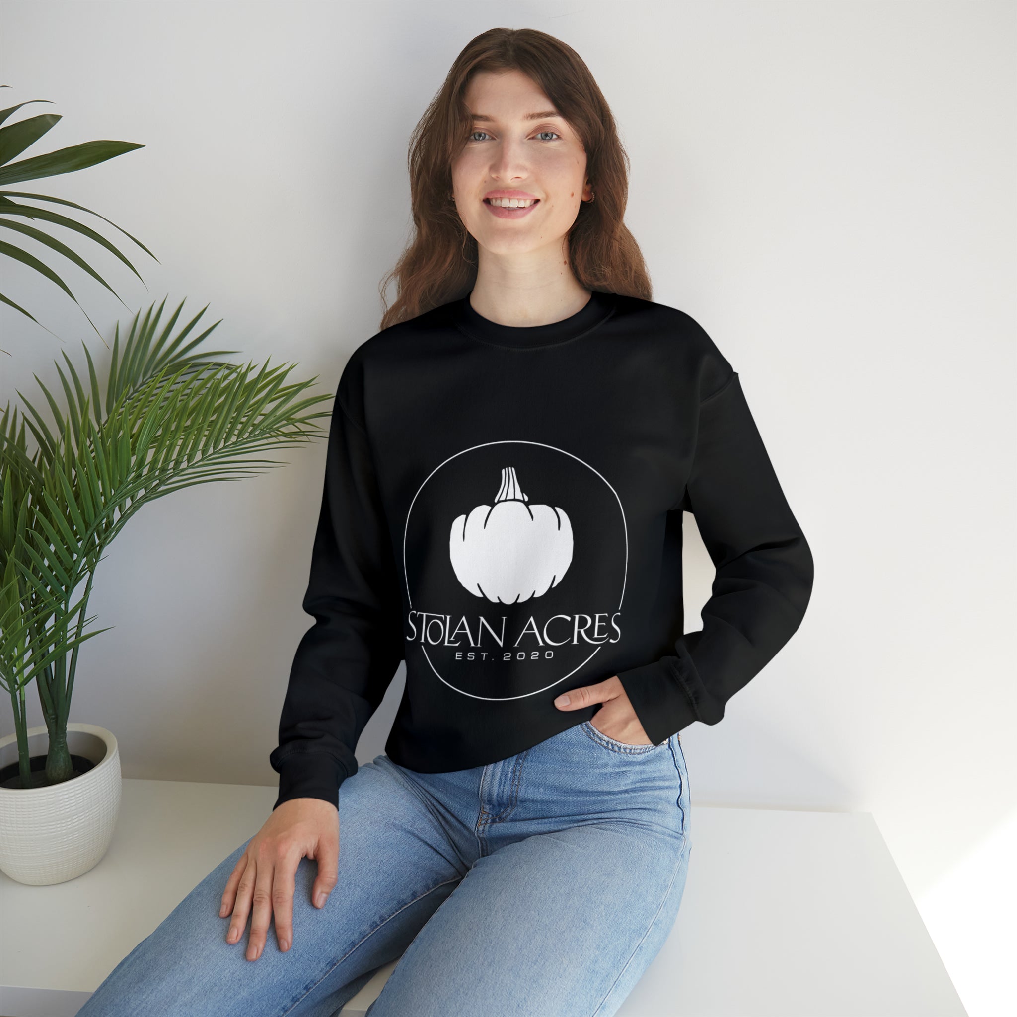 Stolan Acres Pumpkin Crewneck Sweatshirt