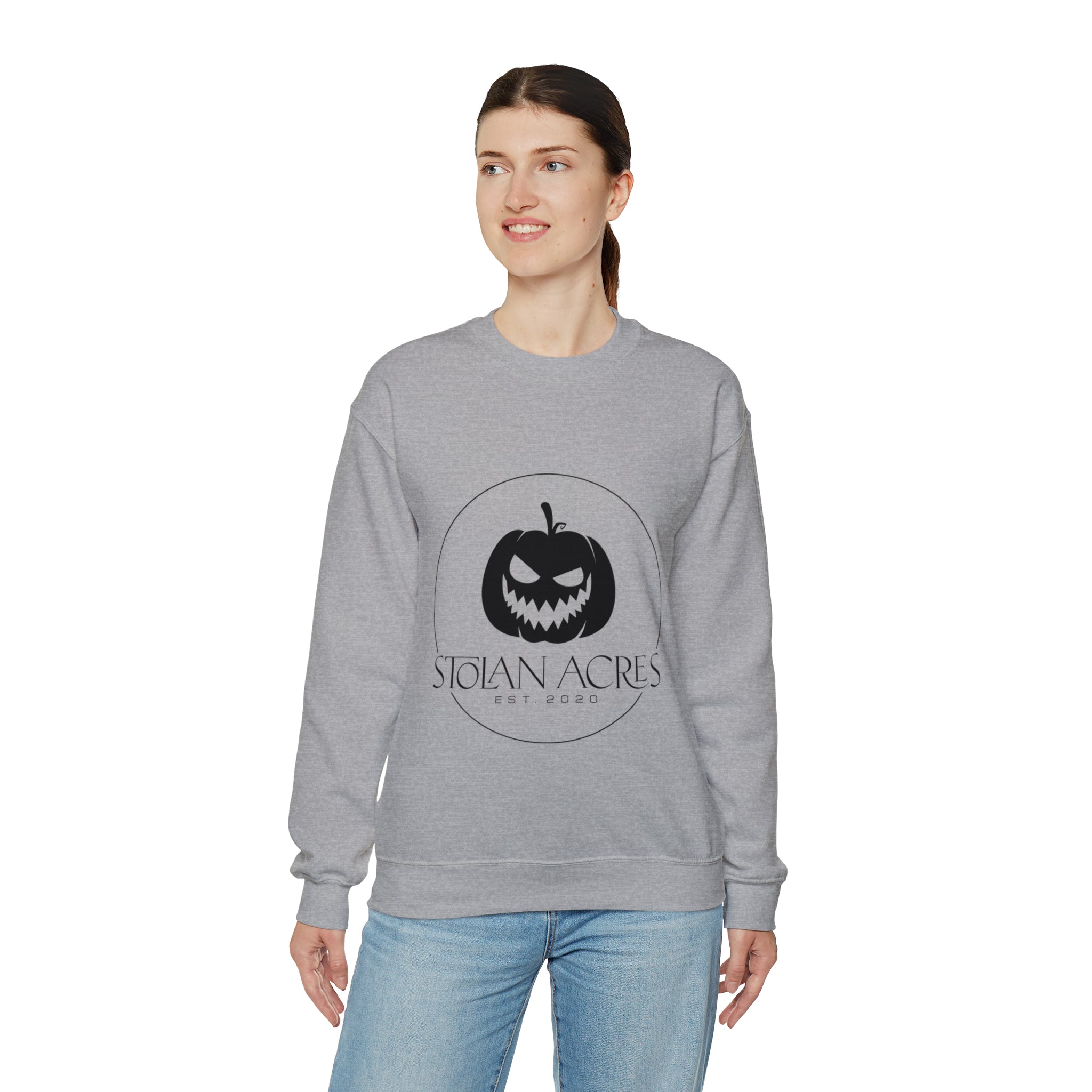 Stolan Acres Jack-O-Lantern Crewneck Sweatshirt