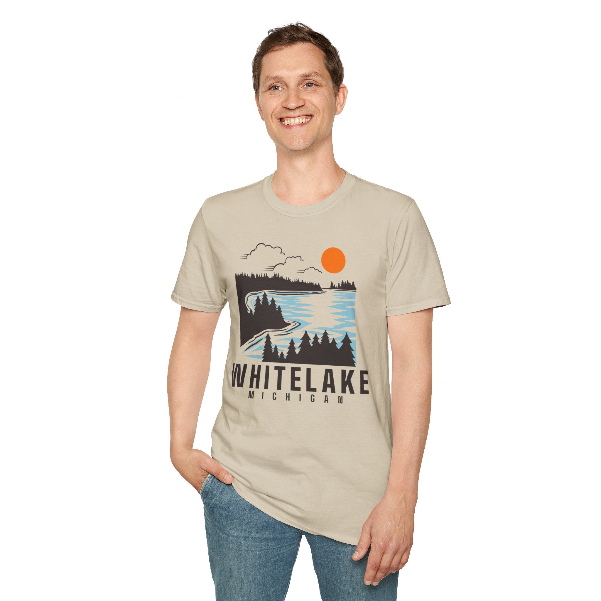 White Lake | Unisex Softstyle T-Shirt