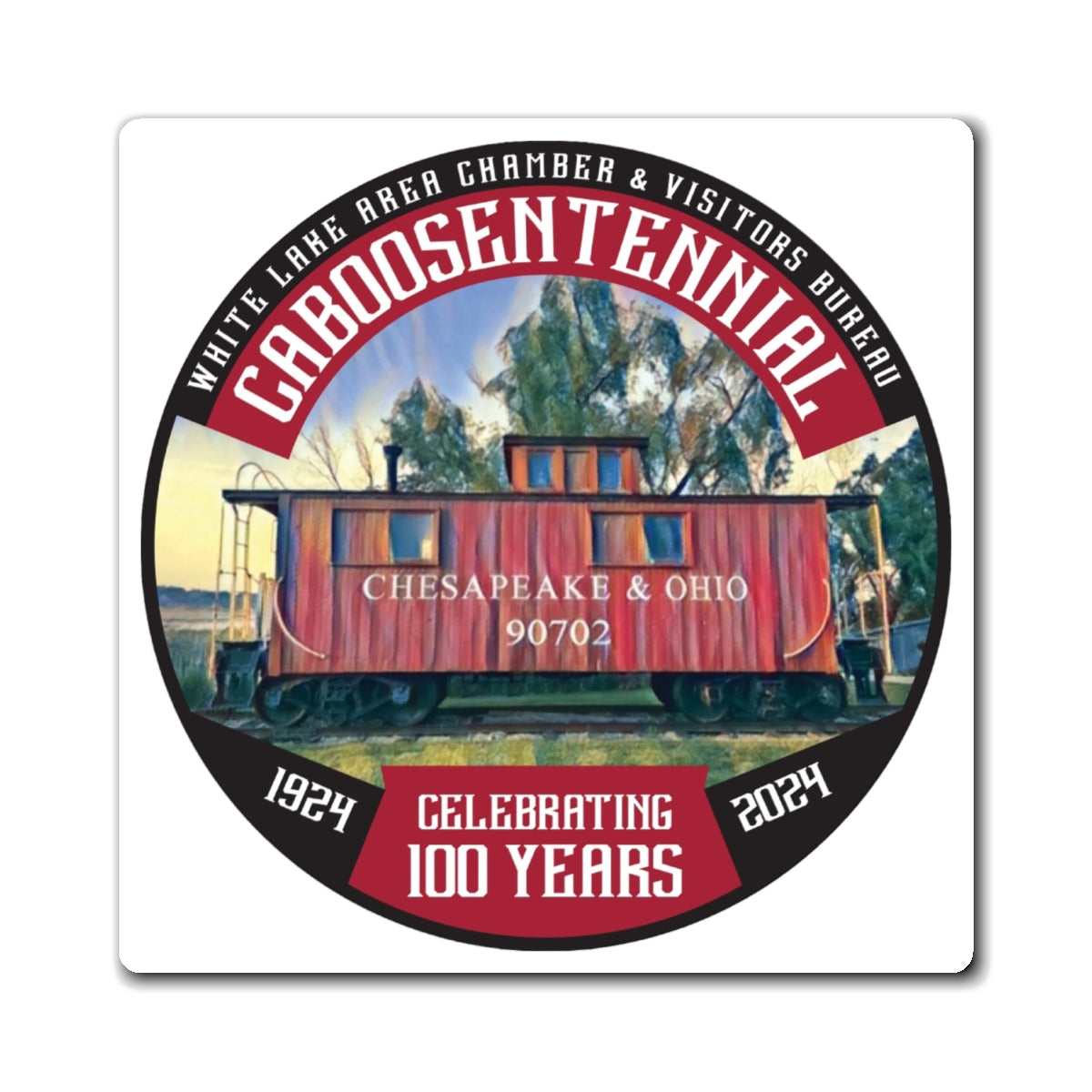 White Lake | Caboosentennial Magnet