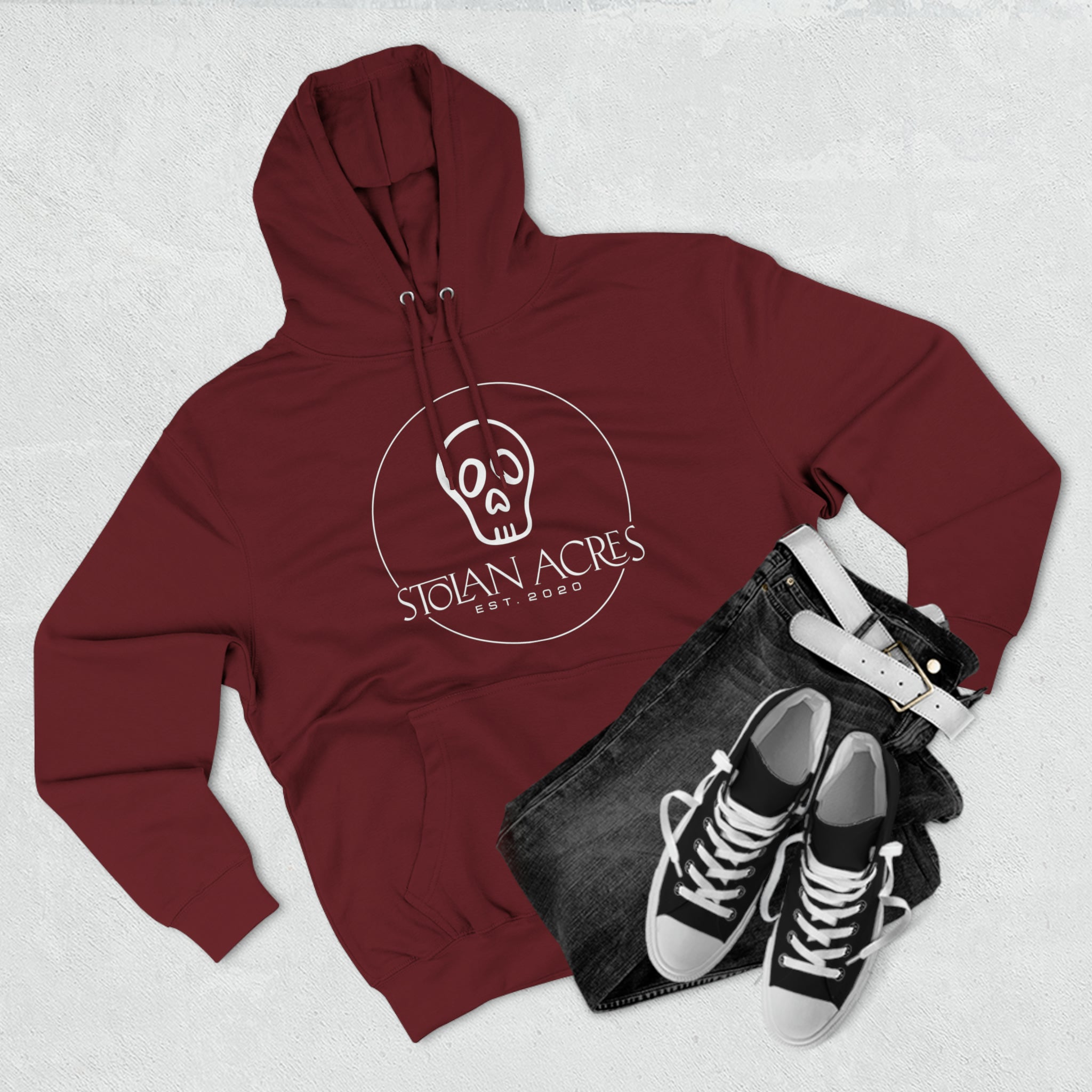 Stolan Acres Skull Hoodie