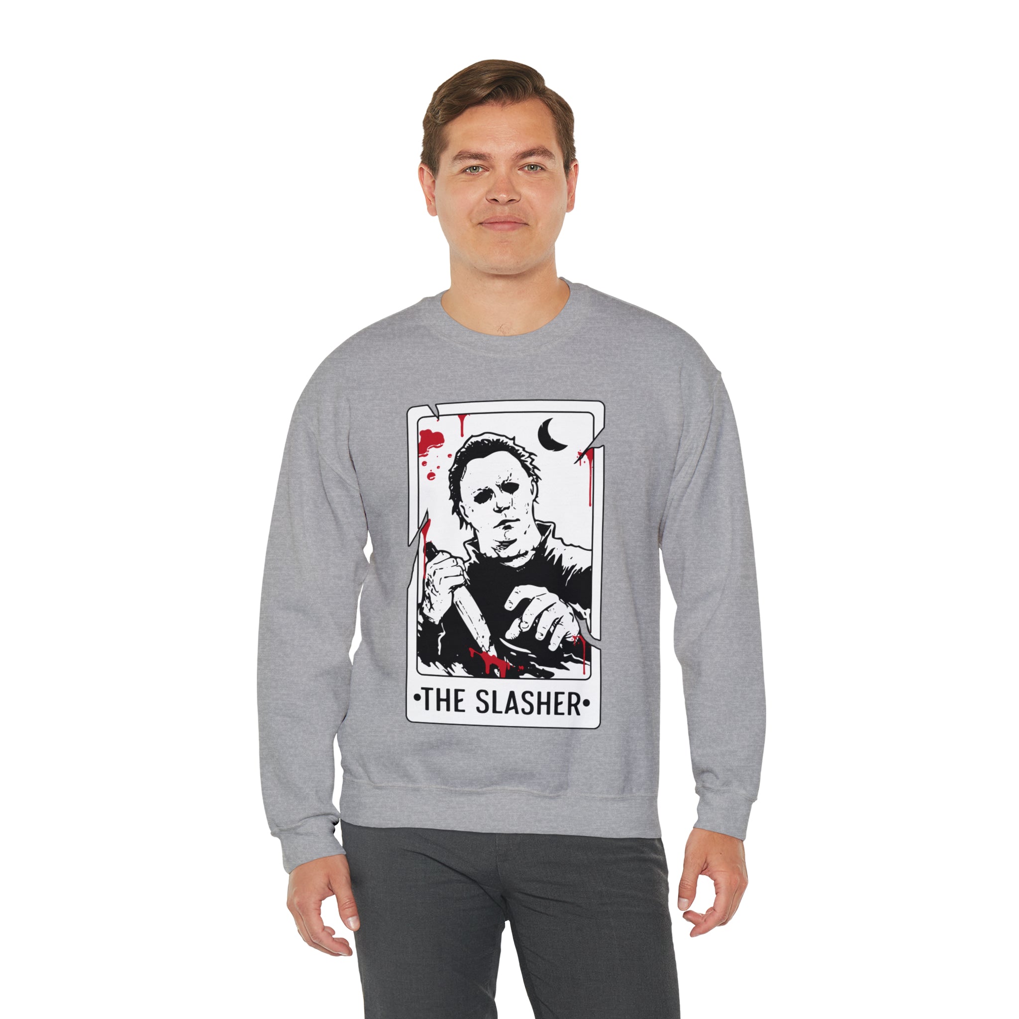 The Slasher Tarot Card Crewneck Sweatshirt