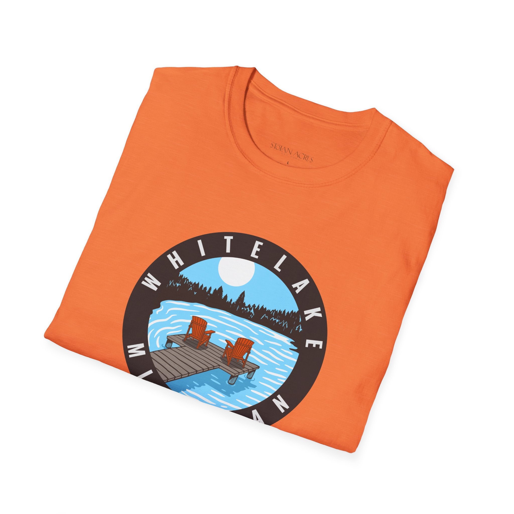 White Lake Dock | Unisex Softstyle T-Shirt