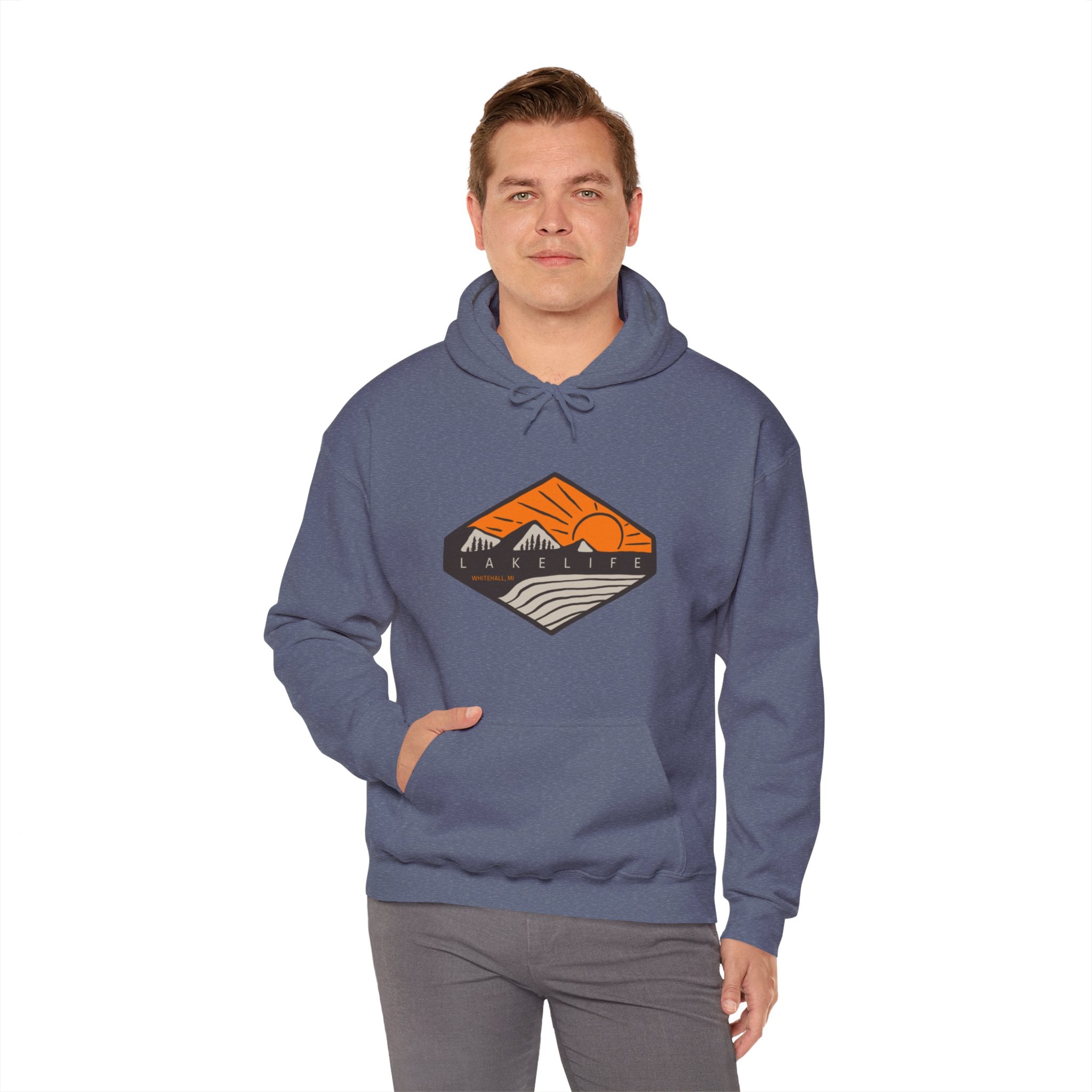 Orange Bluffs | Unisex Heavy Blend™ Hooded Sweatshirt
