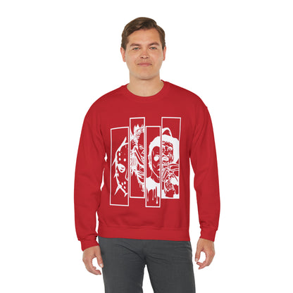 Horror Movie Friends Crewneck Sweatshirt