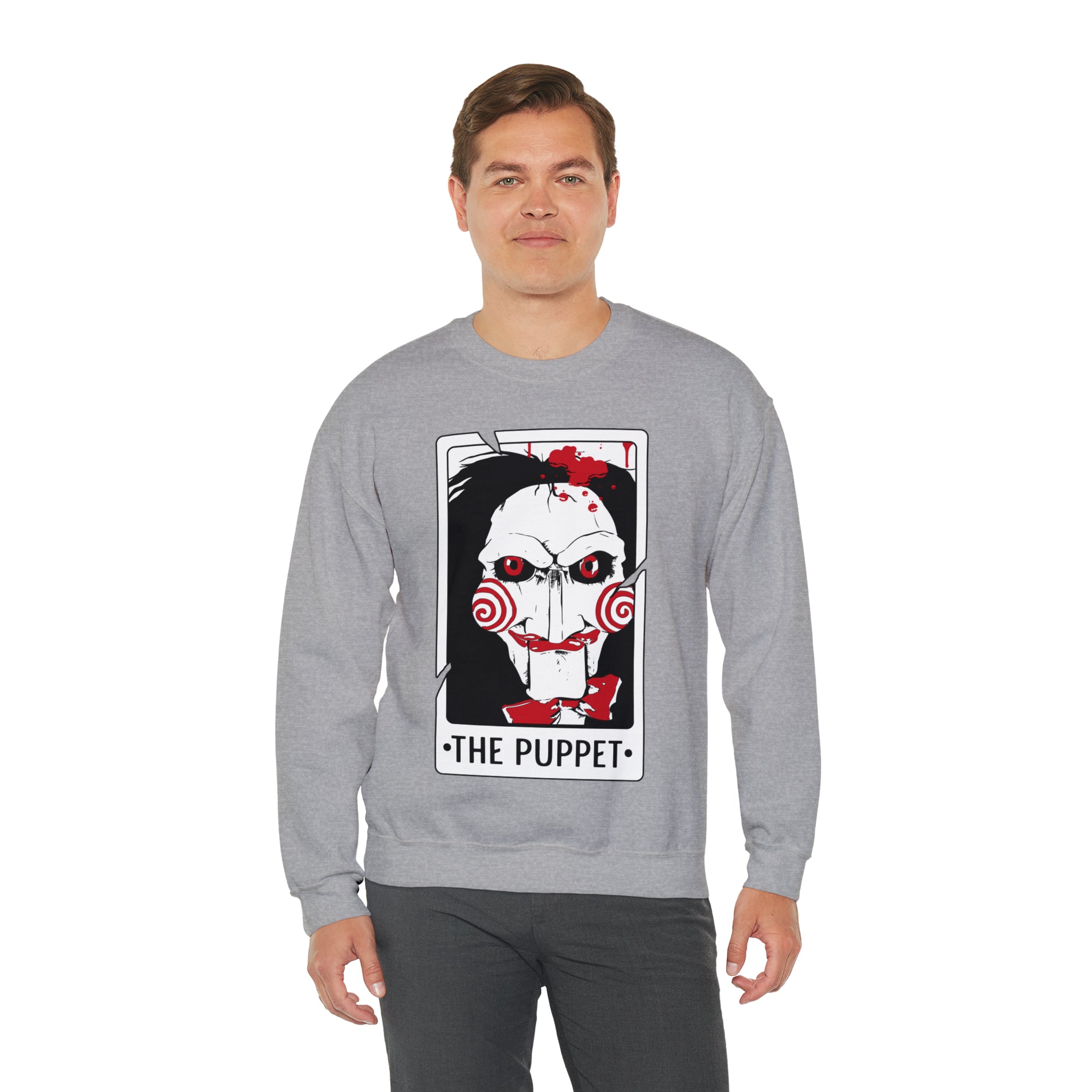 The Puppet Tarot Card Crewneck Sweatshirt