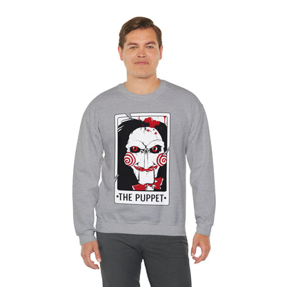 The Puppet Tarot Card Crewneck Sweatshirt