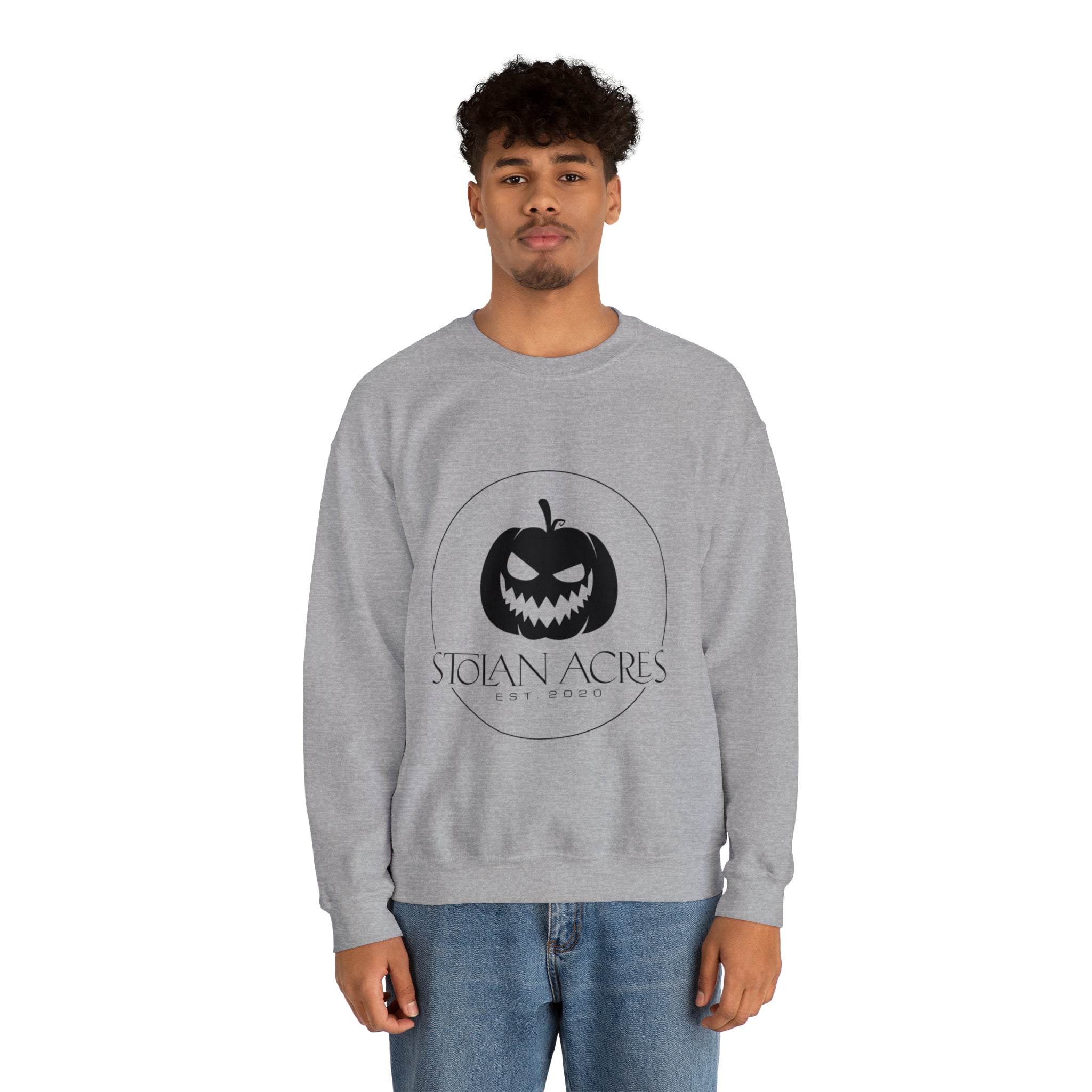 Stolan Acres Jack-O-Lantern Crewneck Sweatshirt