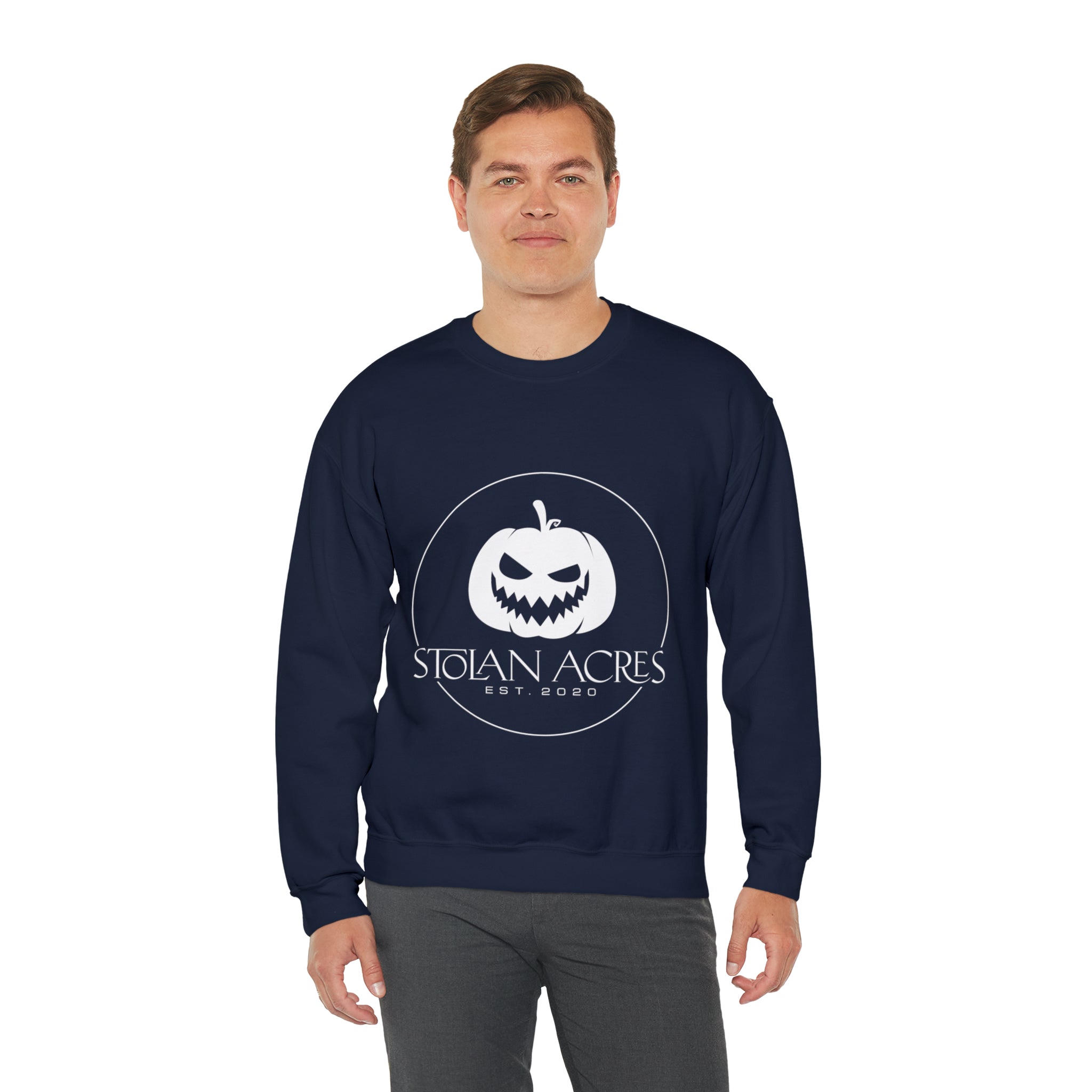 Stolan Acres Jack-O-Lantern Crewneck Sweatshirt