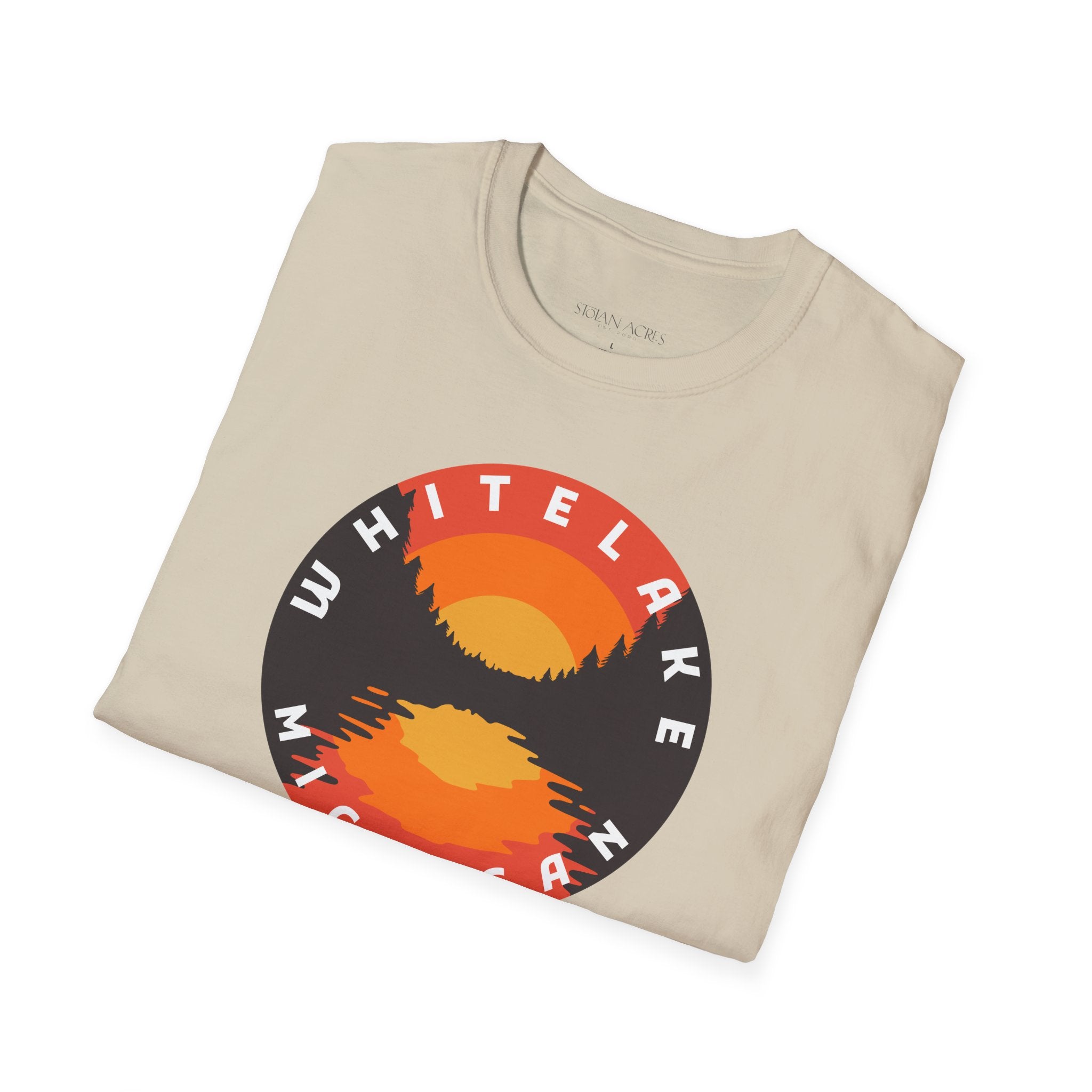 White Lake Reflections | Unisex Softstyle T-Shirt