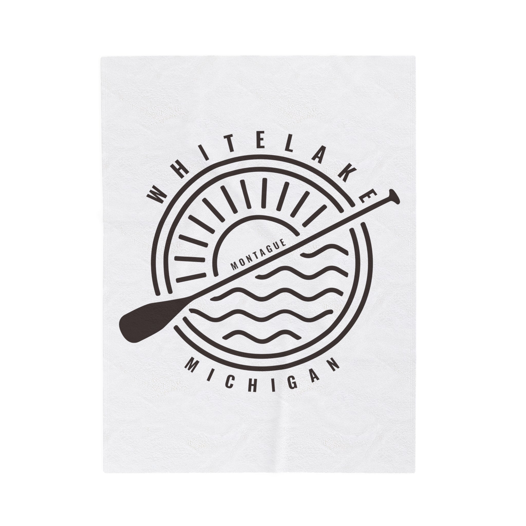 Paddle In The Sun | Velveteen Plush Blanket