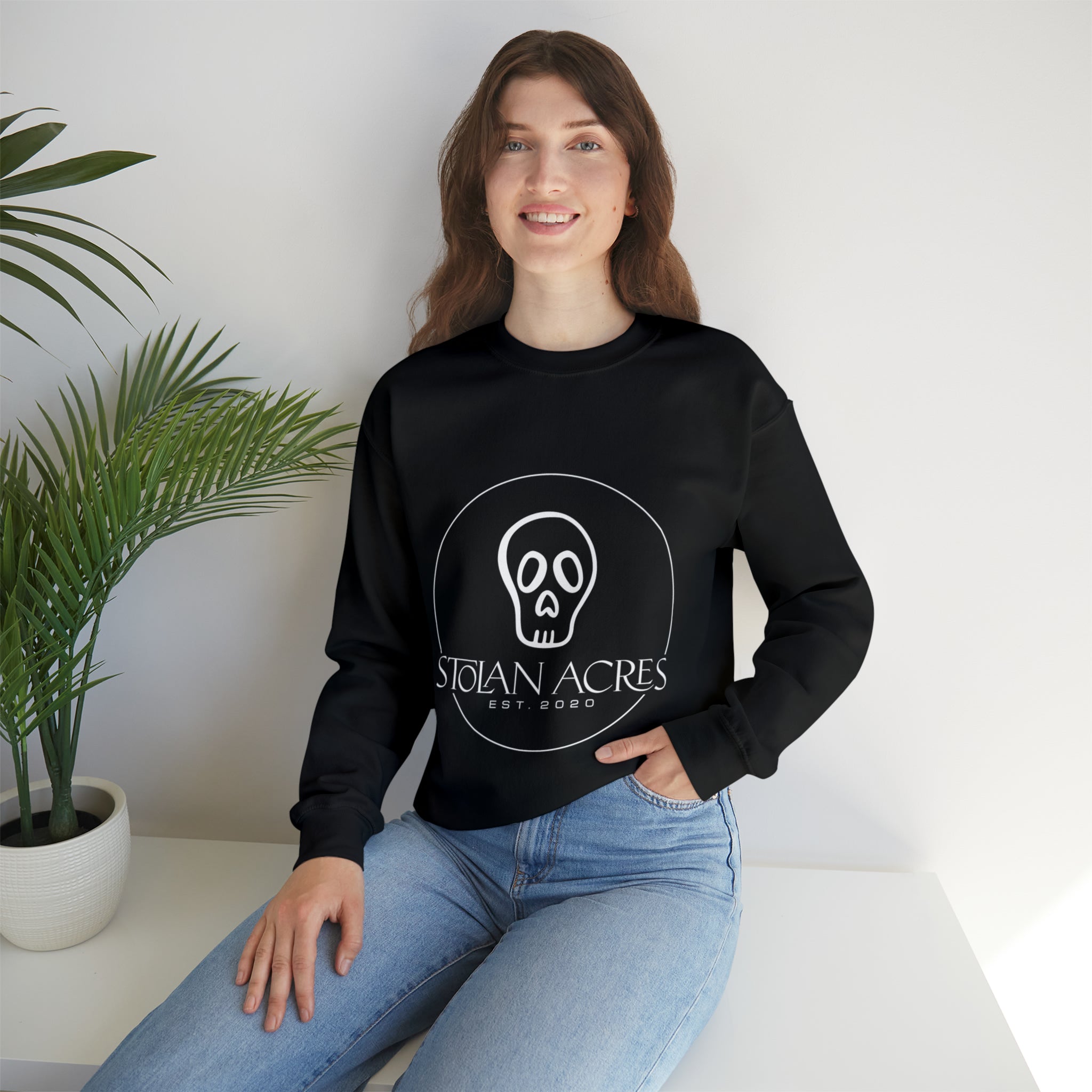 Stolan Acres Skull Crewneck Sweatshirt