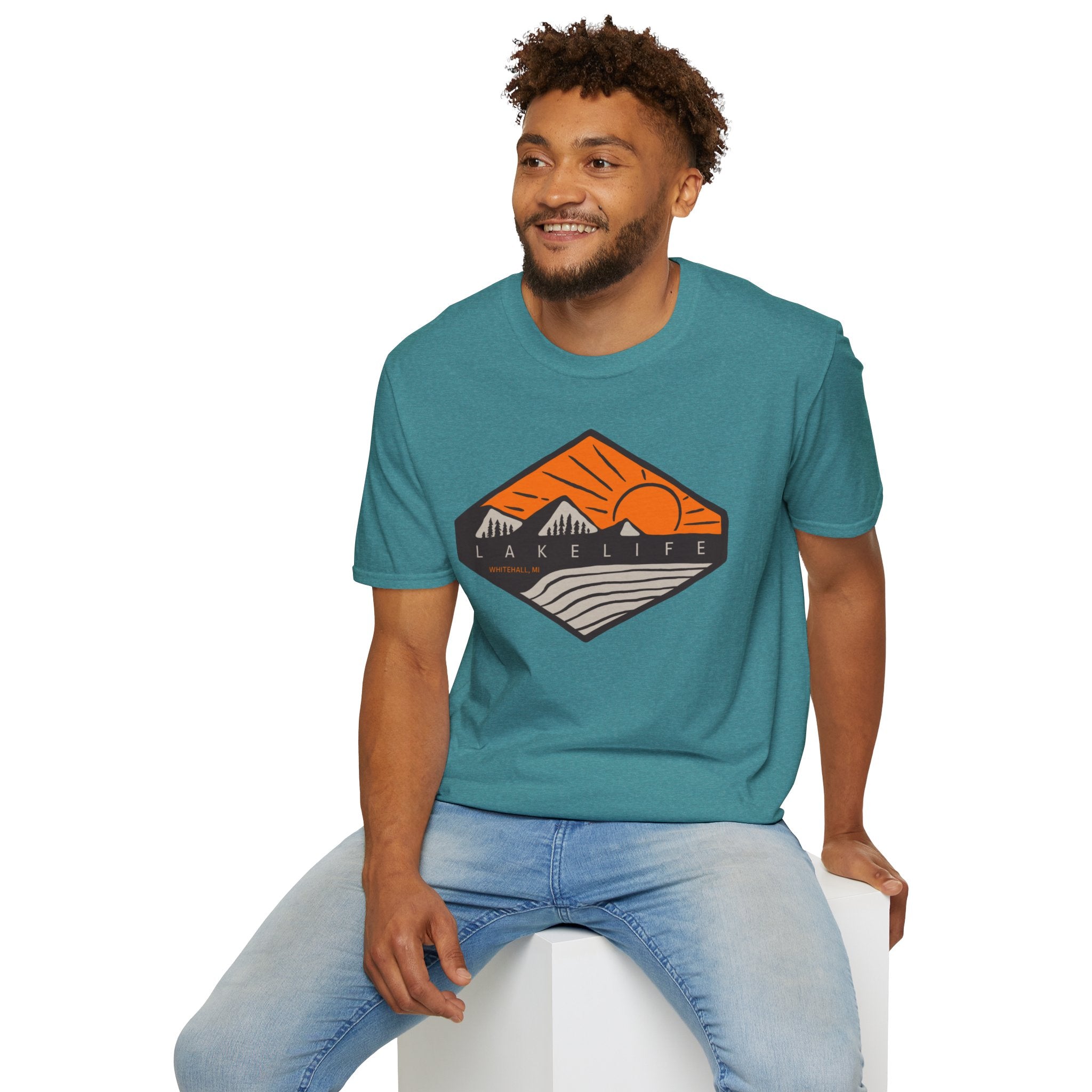 Orange Bluffs | Unisex Softstyle T-Shirt