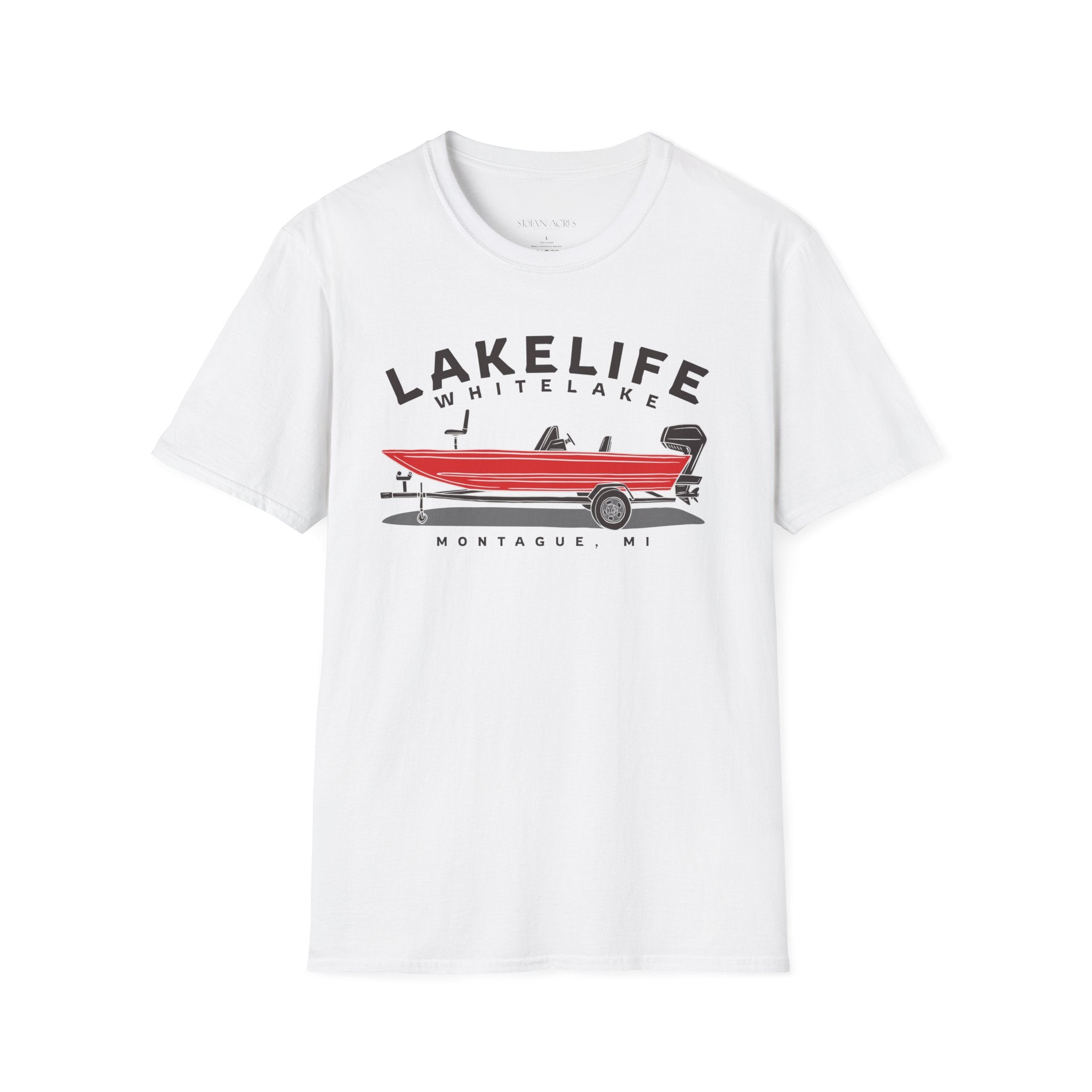 White Lake Fishing | Unisex Softstyle T-Shirt