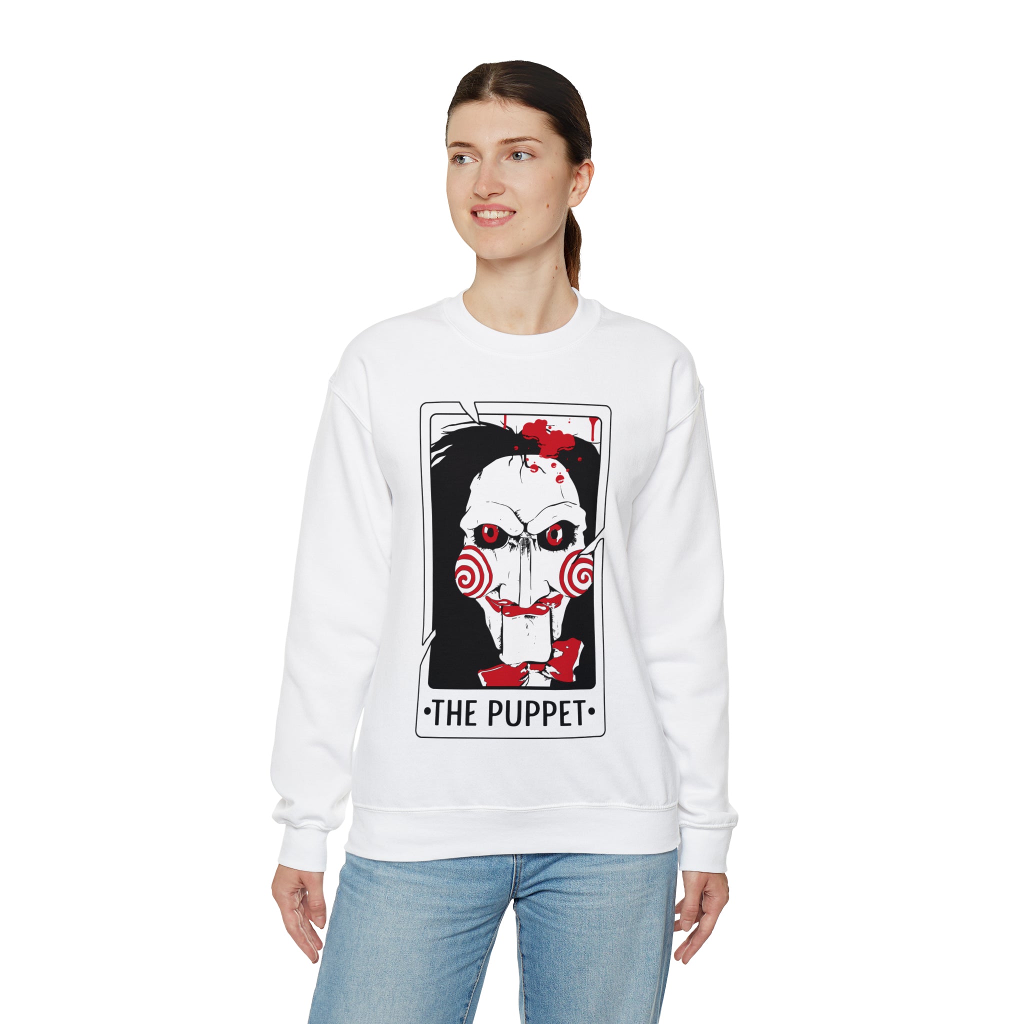 The Puppet Tarot Card Crewneck Sweatshirt