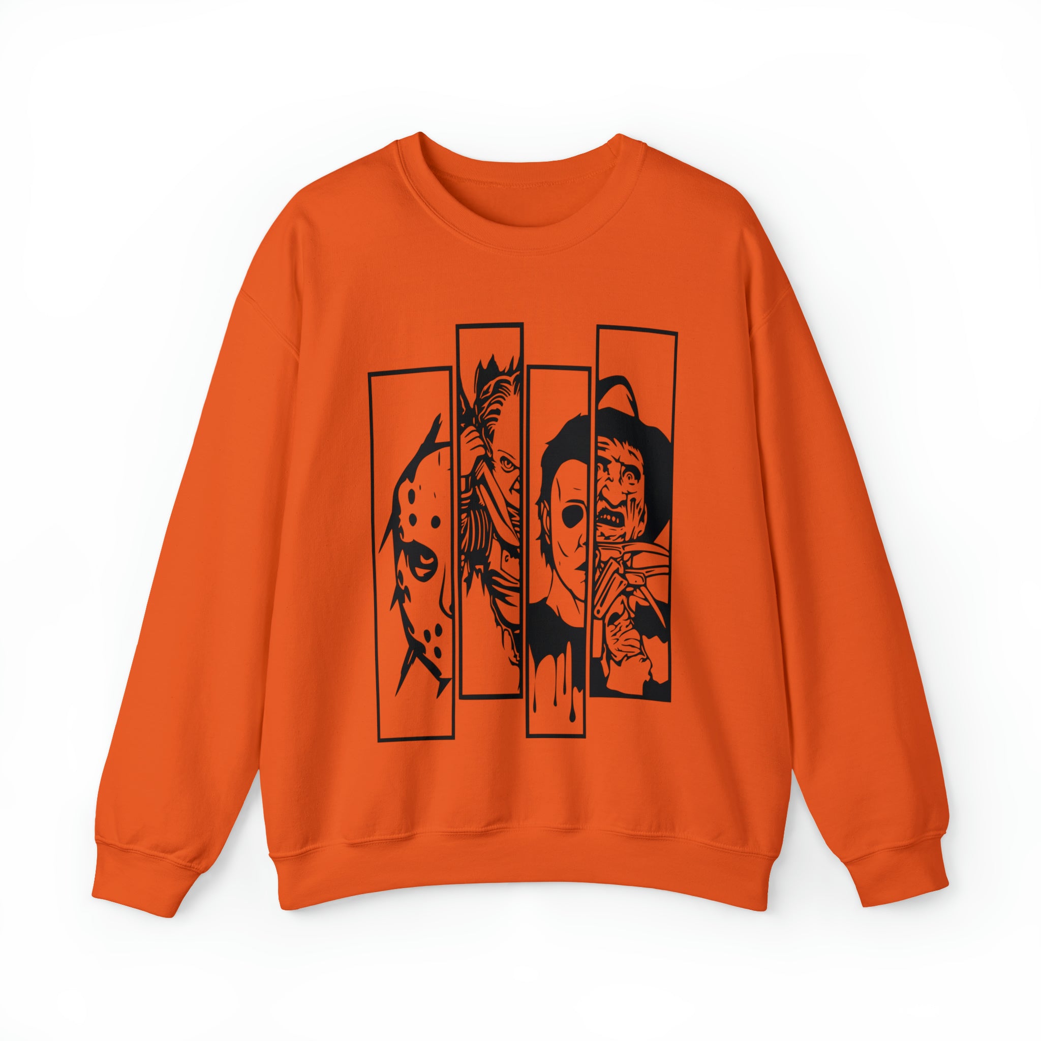 Horror Movie Friends Crewneck Sweatshirt