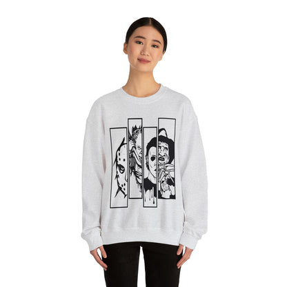 Horror Movie Friends Crewneck Sweatshirt