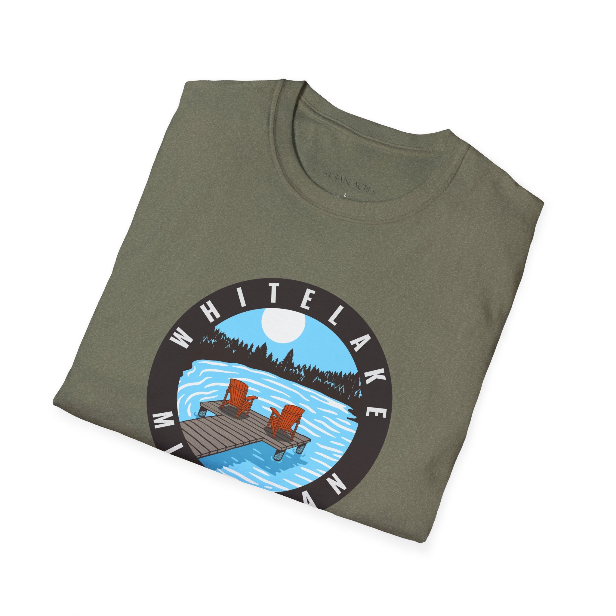 White Lake Dock | Unisex Softstyle T-Shirt