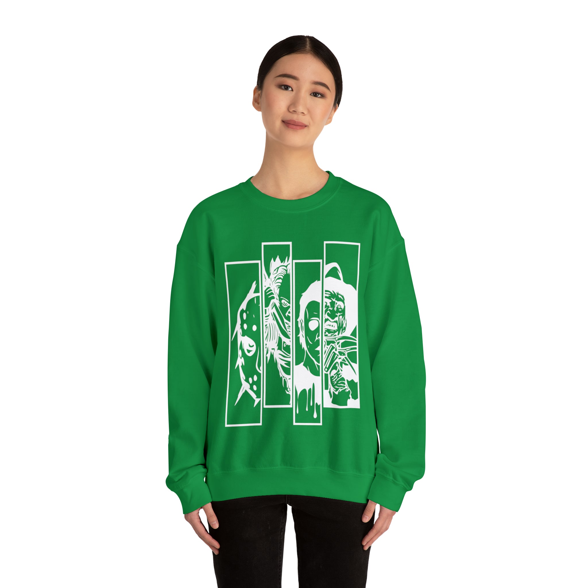 Horror Movie Friends Crewneck Sweatshirt
